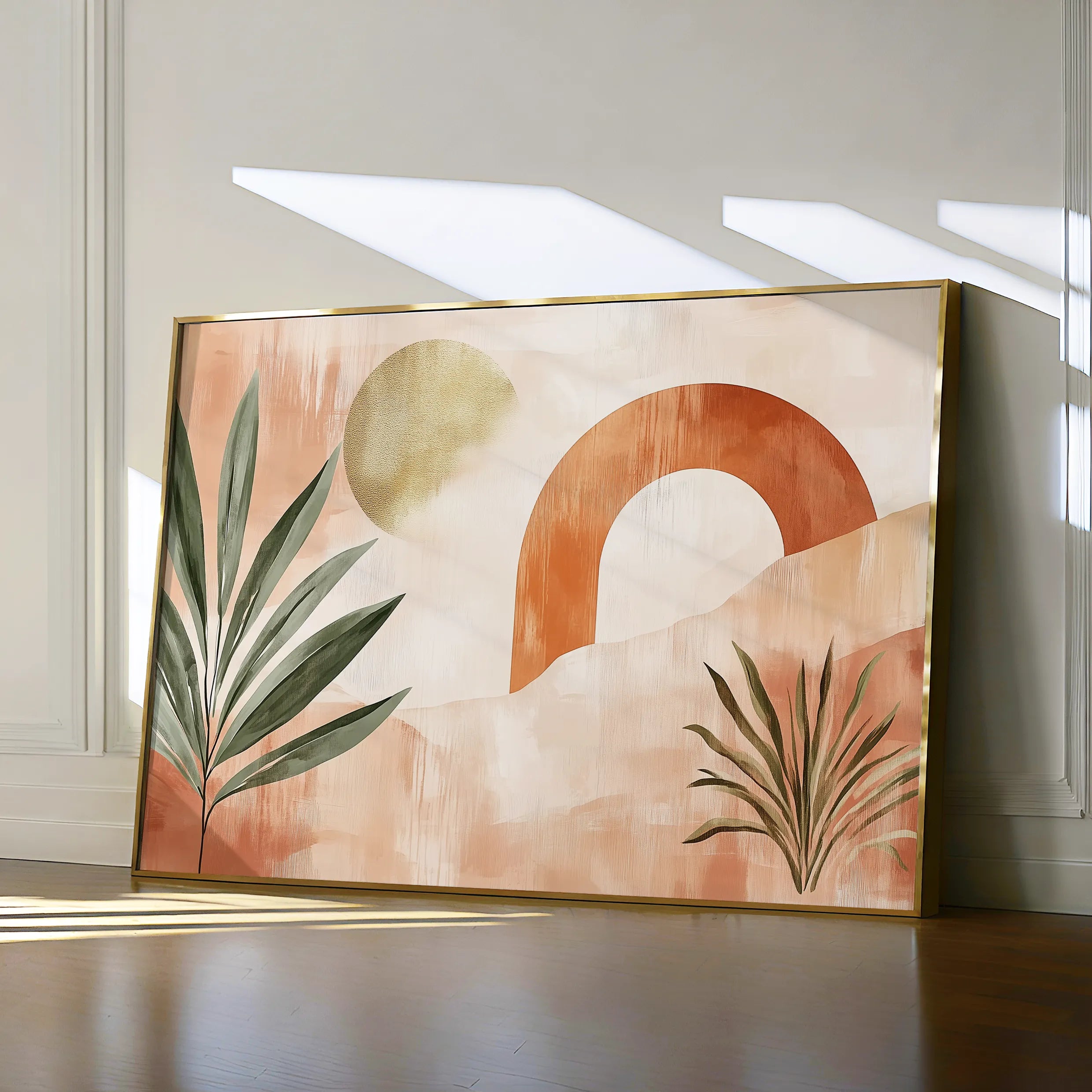 Boho Canvas Wall Art WAD225-BH 90 x 60 cm / Stretched on hidden frame