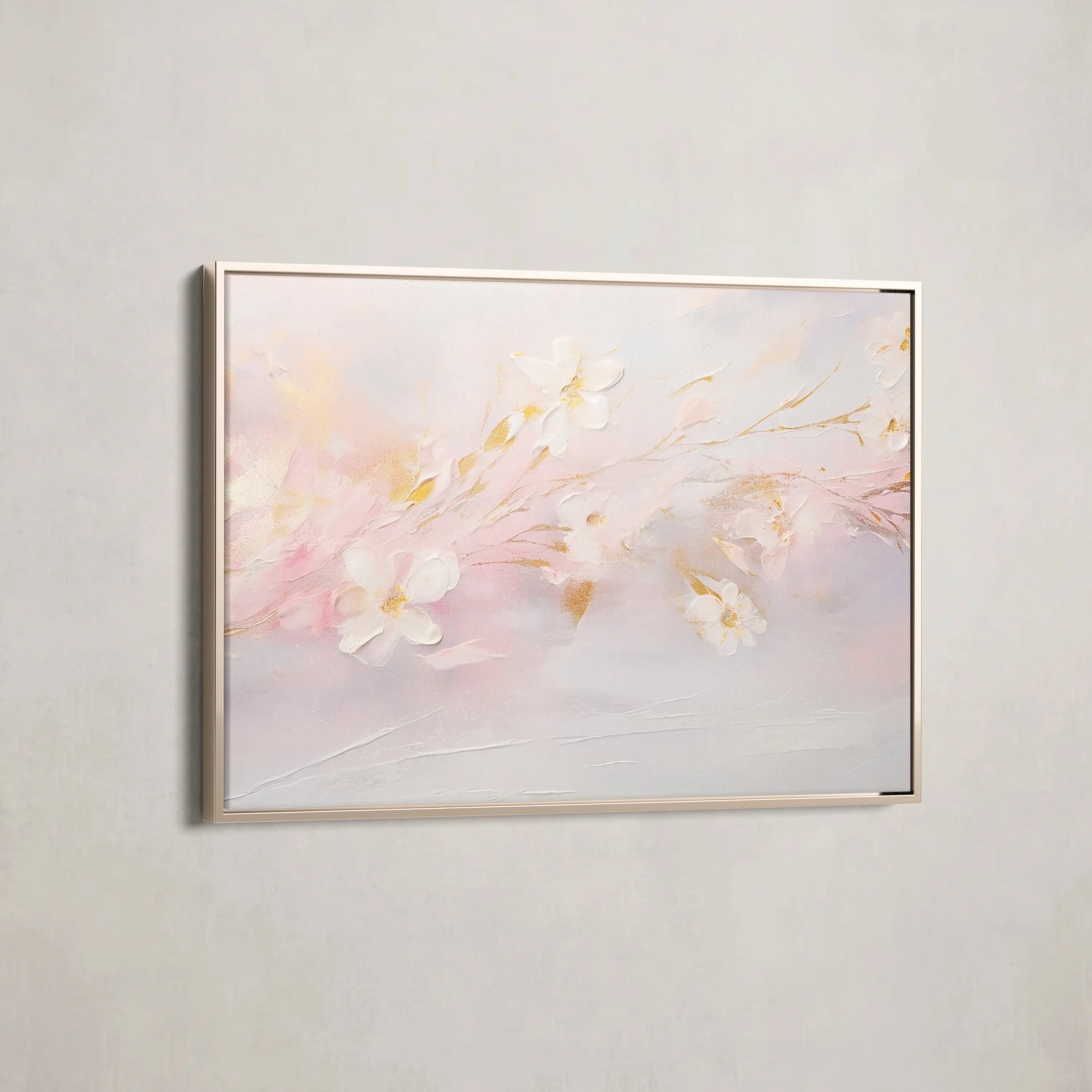 Floral Canvas Wall Art WAD225-F 90 x 60 cm / Stretched on hidden frame