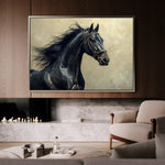 Horses 225 Canvas Art 90 x 60 cm / Stretched on hidden frame