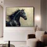 Horses 225 Canvas Art 90 x 60 cm / Stretched on hidden frame