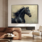 Horses 225 Canvas Art 90 x 60 cm / Stretched on hidden frame