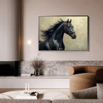 Horses 225 Canvas Art 90 x 60 cm / Stretched on hidden frame
