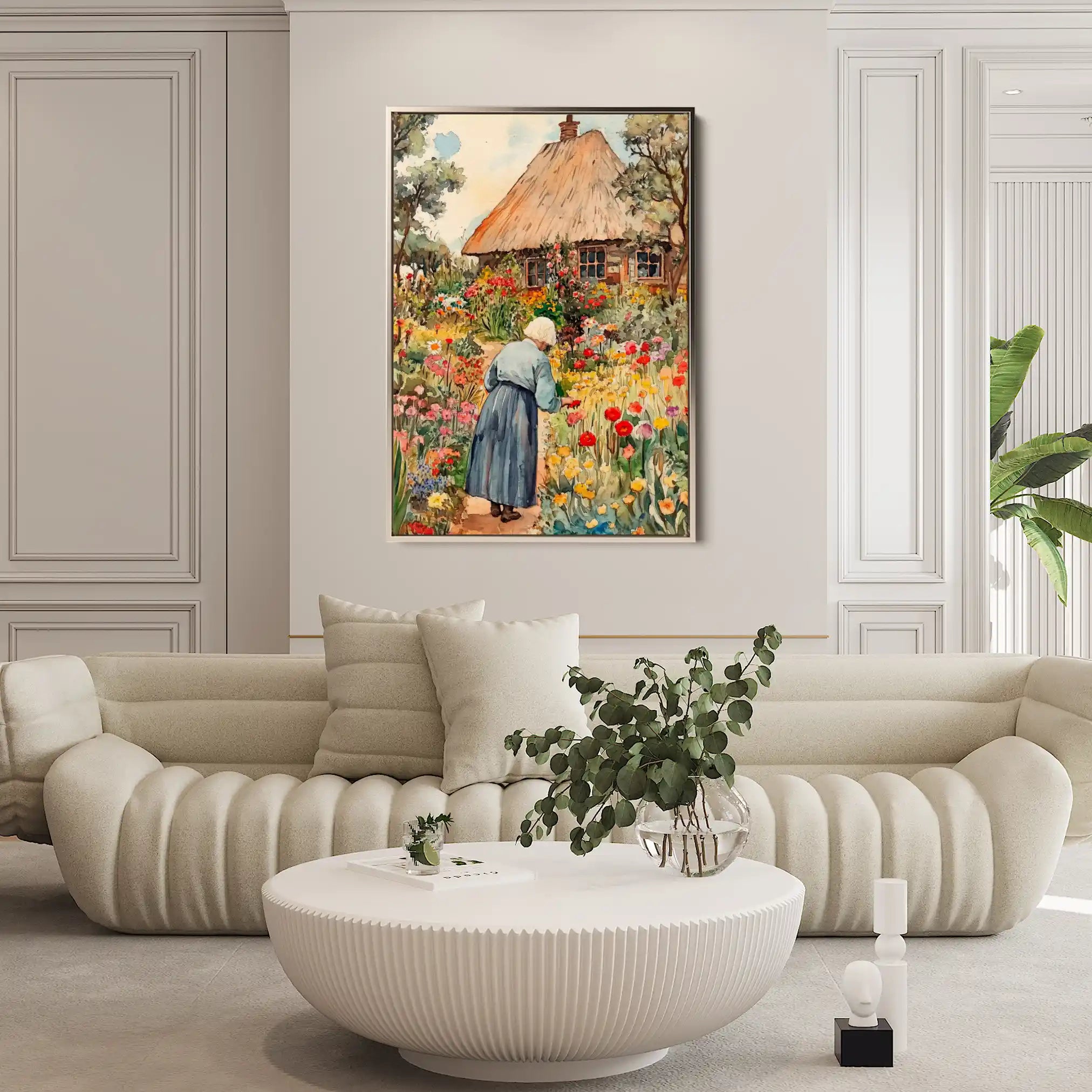 Landscape 225 Canvas Art 90 x 60 cm / Stretched on hidden frame