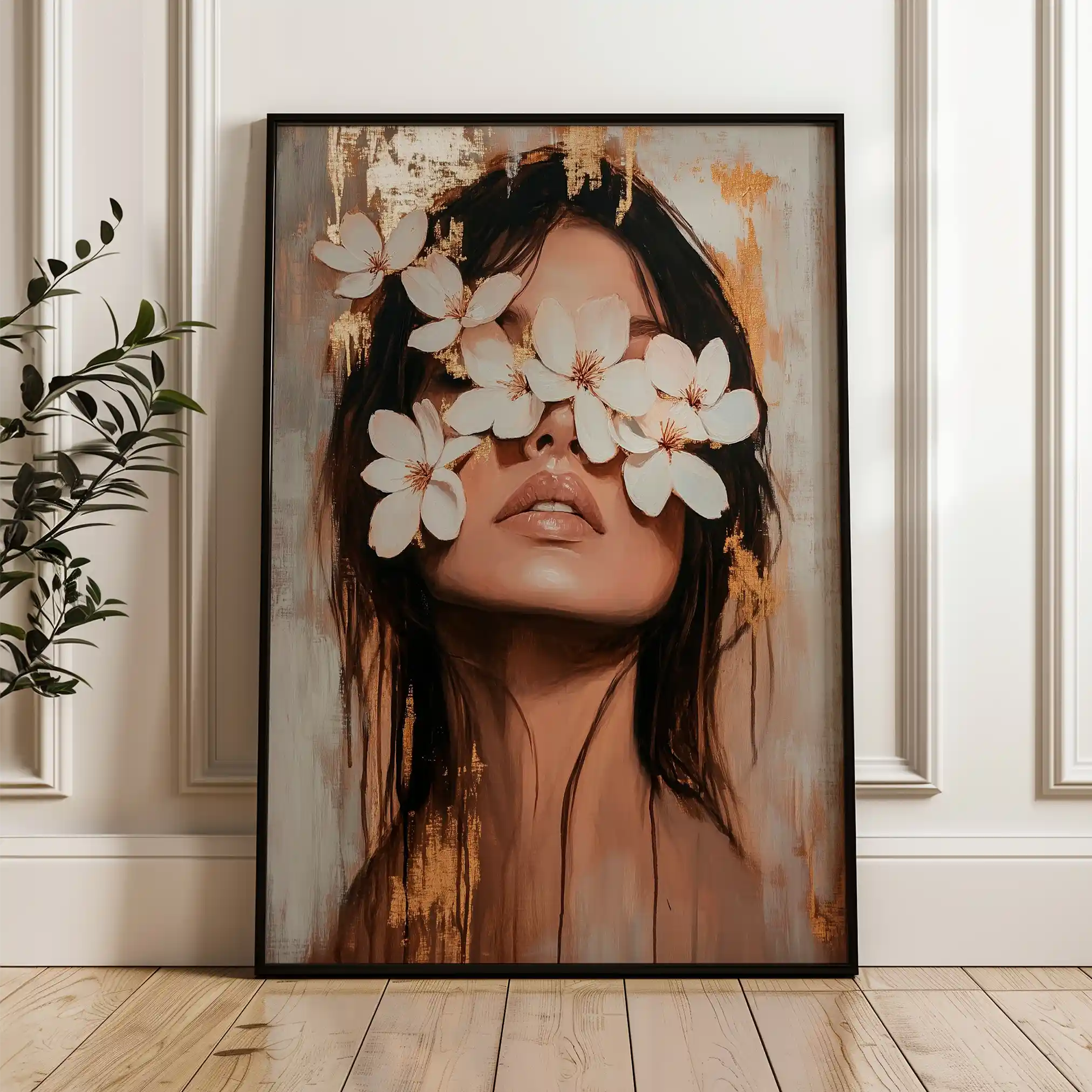 Portrait 225 Canvas Art 90 x 60 cm / Stretched on hidden frame