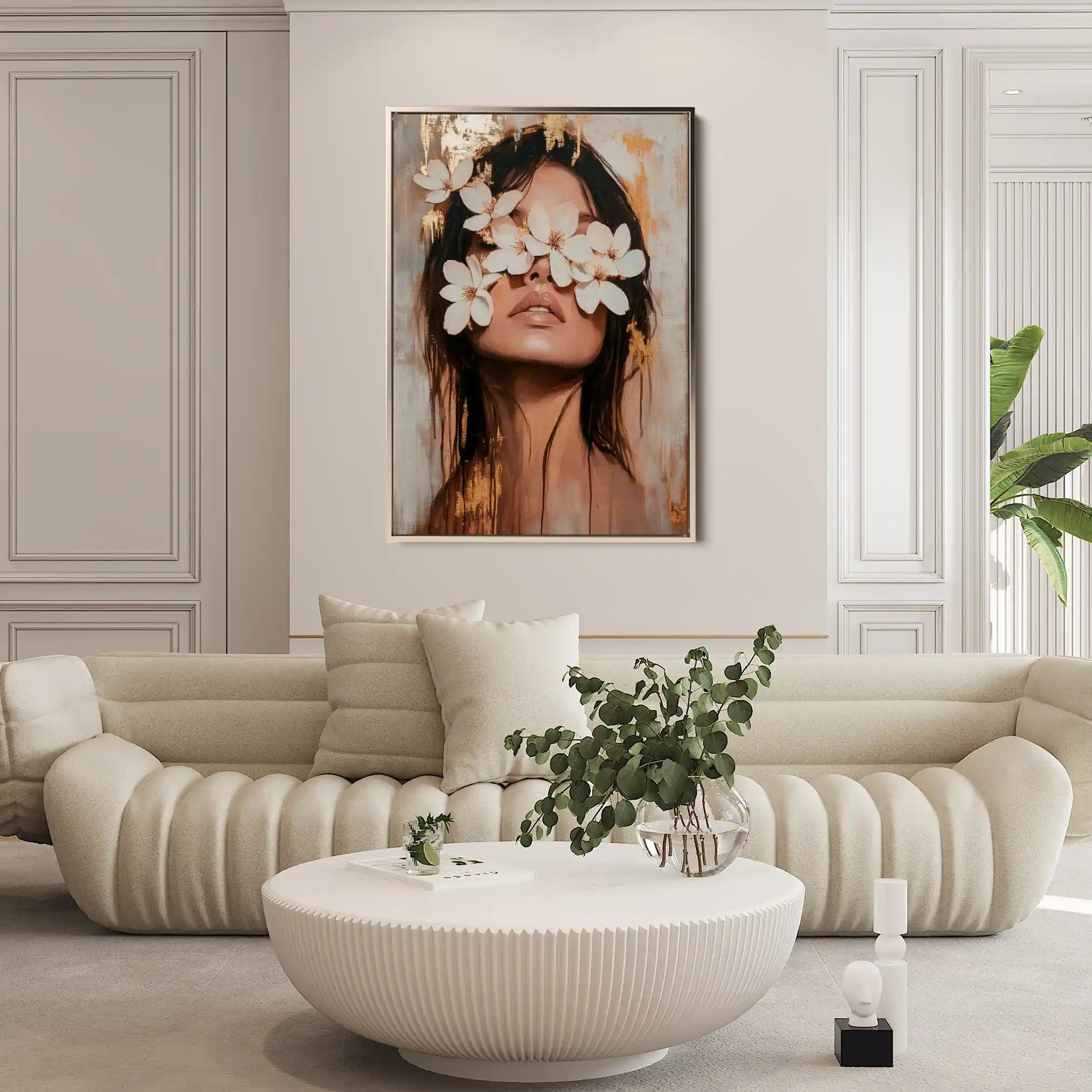 Portrait 225 Canvas Art 90 x 60 cm / Stretched on hidden frame