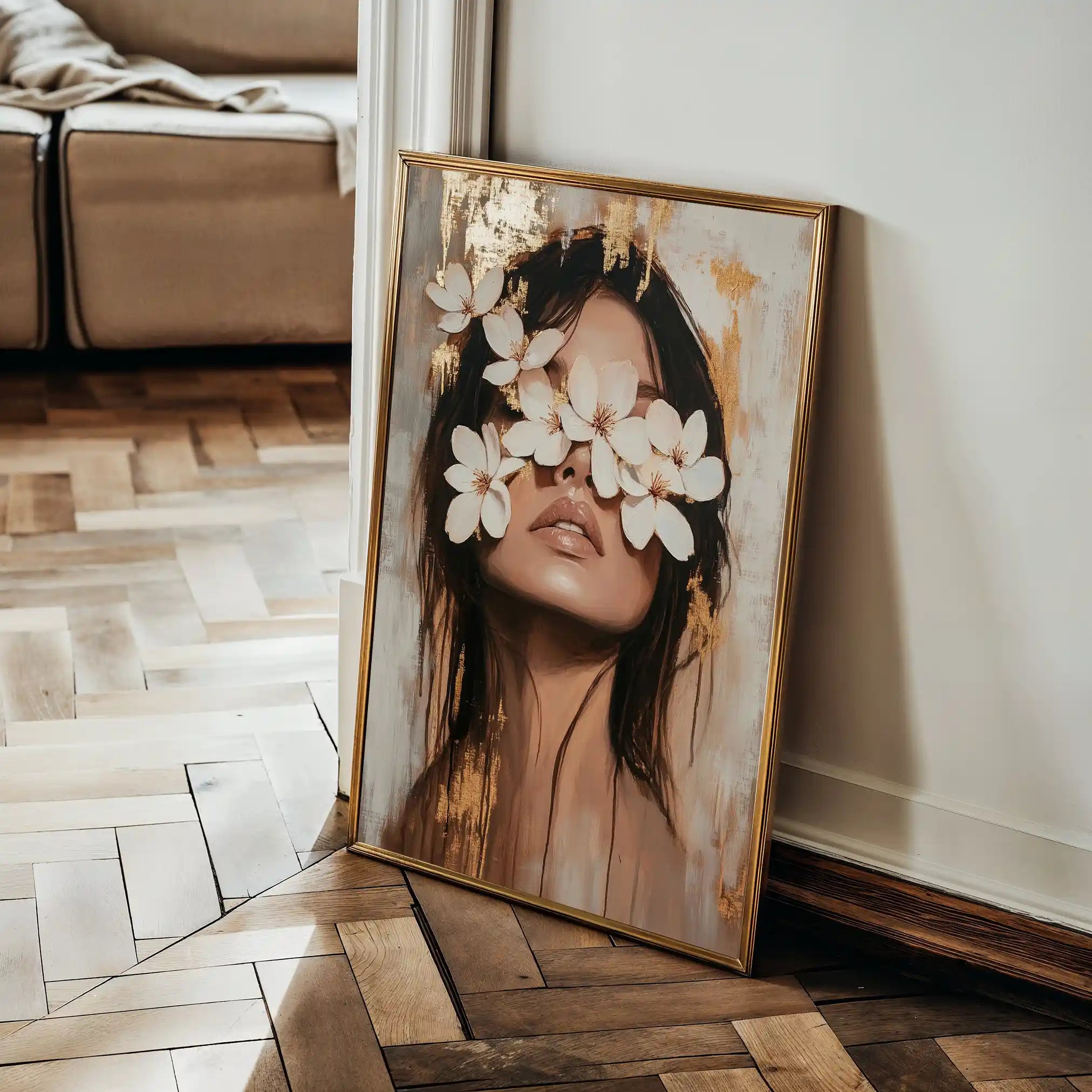 Portrait 225 Canvas Art 90 x 60 cm / Stretched on hidden frame