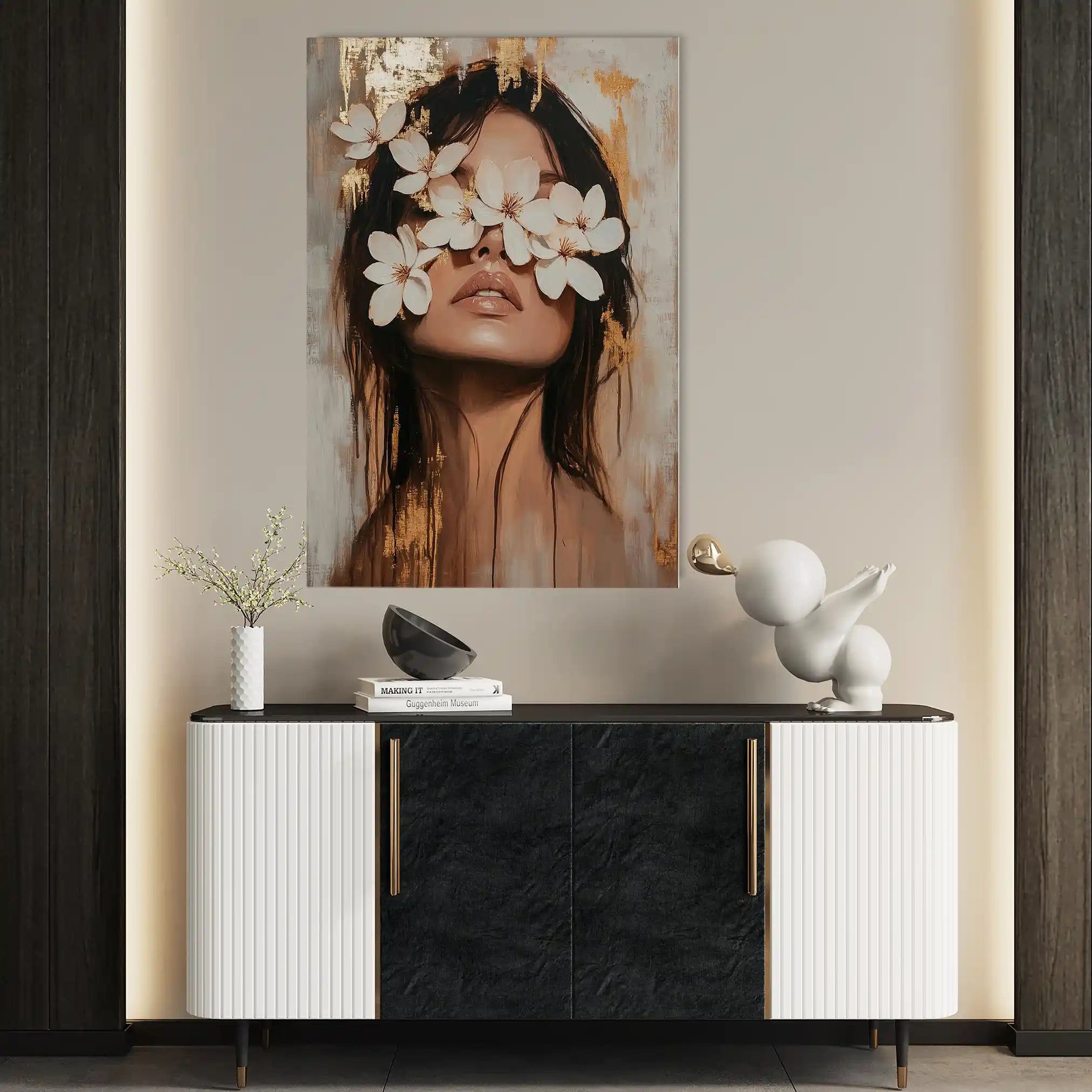 Portrait 225 Canvas Art 90 x 60 cm / Stretched on hidden frame