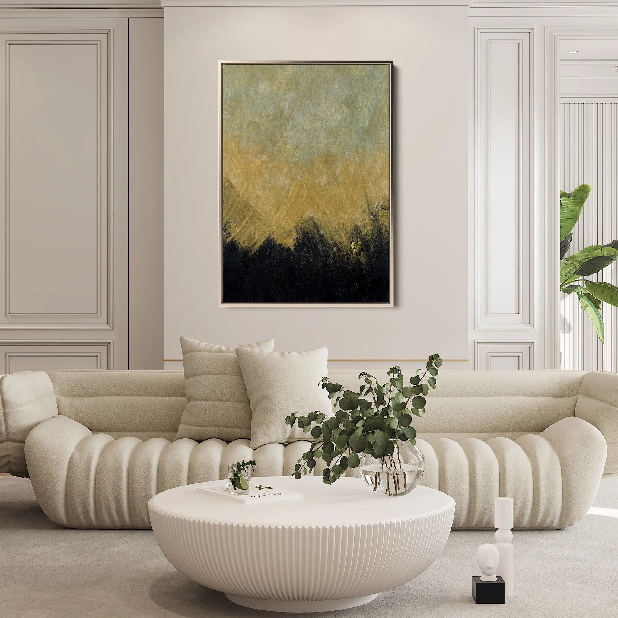 Abstract Canvas Wall Art WAD226-A 90 x 60 cm / Stretched on hidden frame