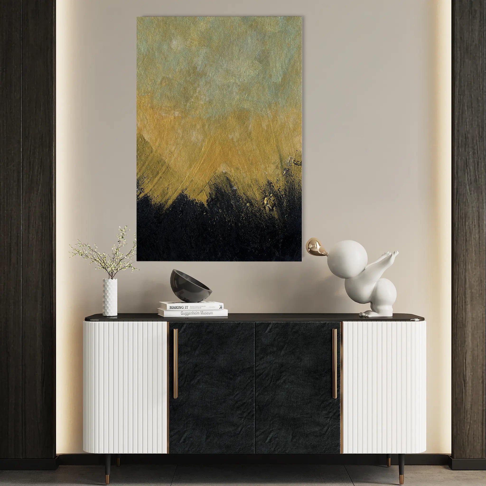 Abstract Canvas Wall Art WAD226-A 90 x 60 cm / Stretched on hidden frame