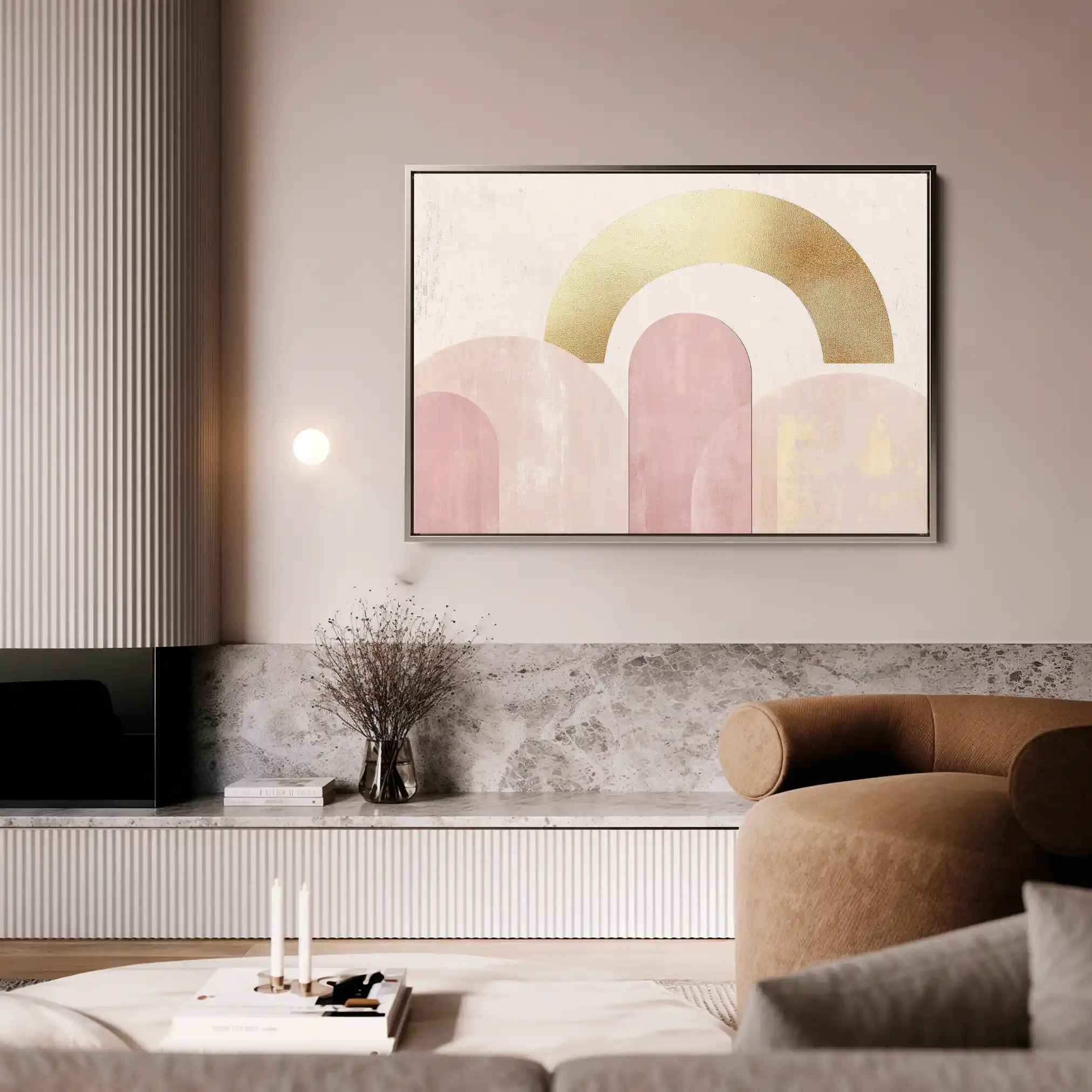 Boho 226 Canvas Art 90 x 60 cm / Stretched on hidden frame