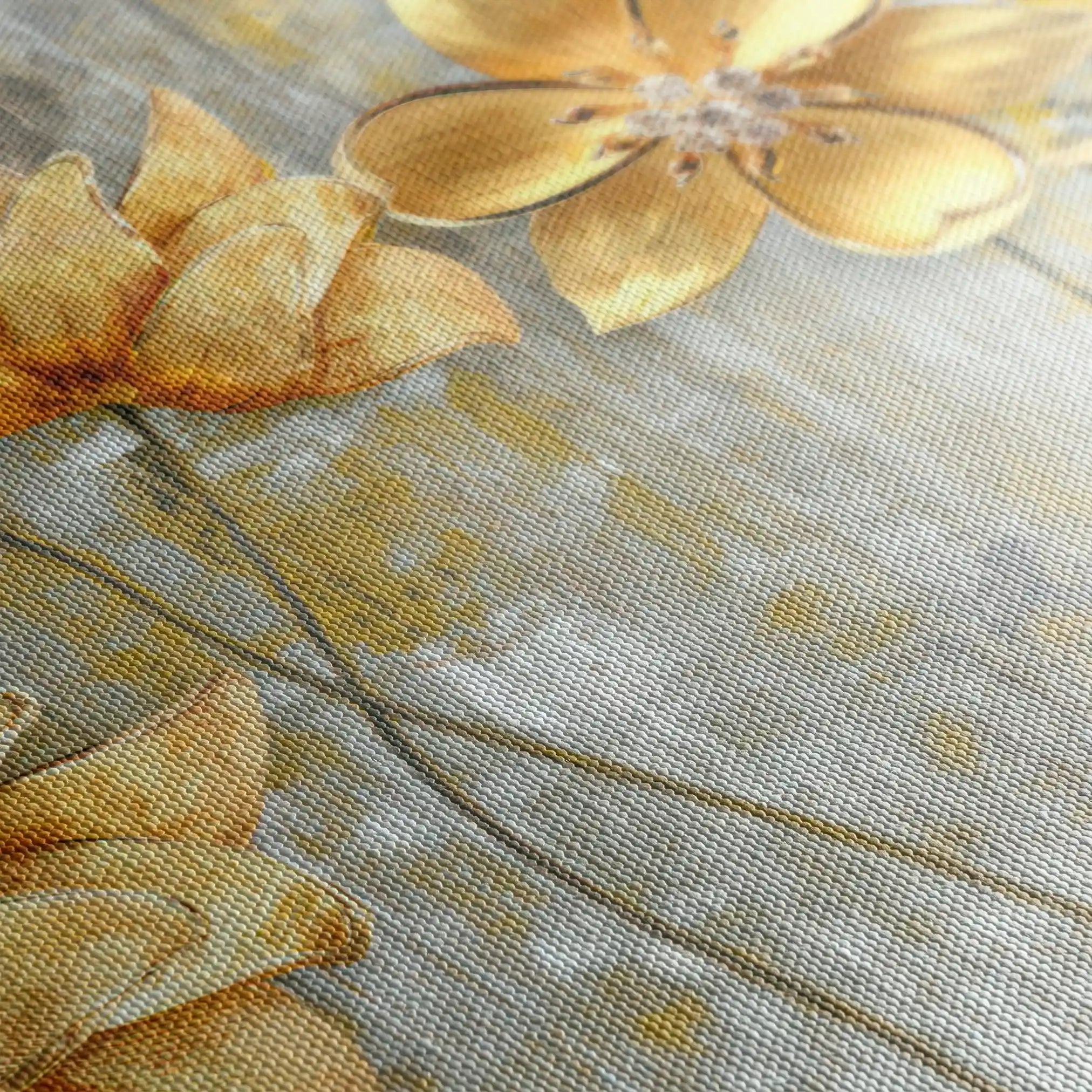 Floral Canvas Wall Art WAD226-F 90 x 60 cm / Stretched on hidden frame