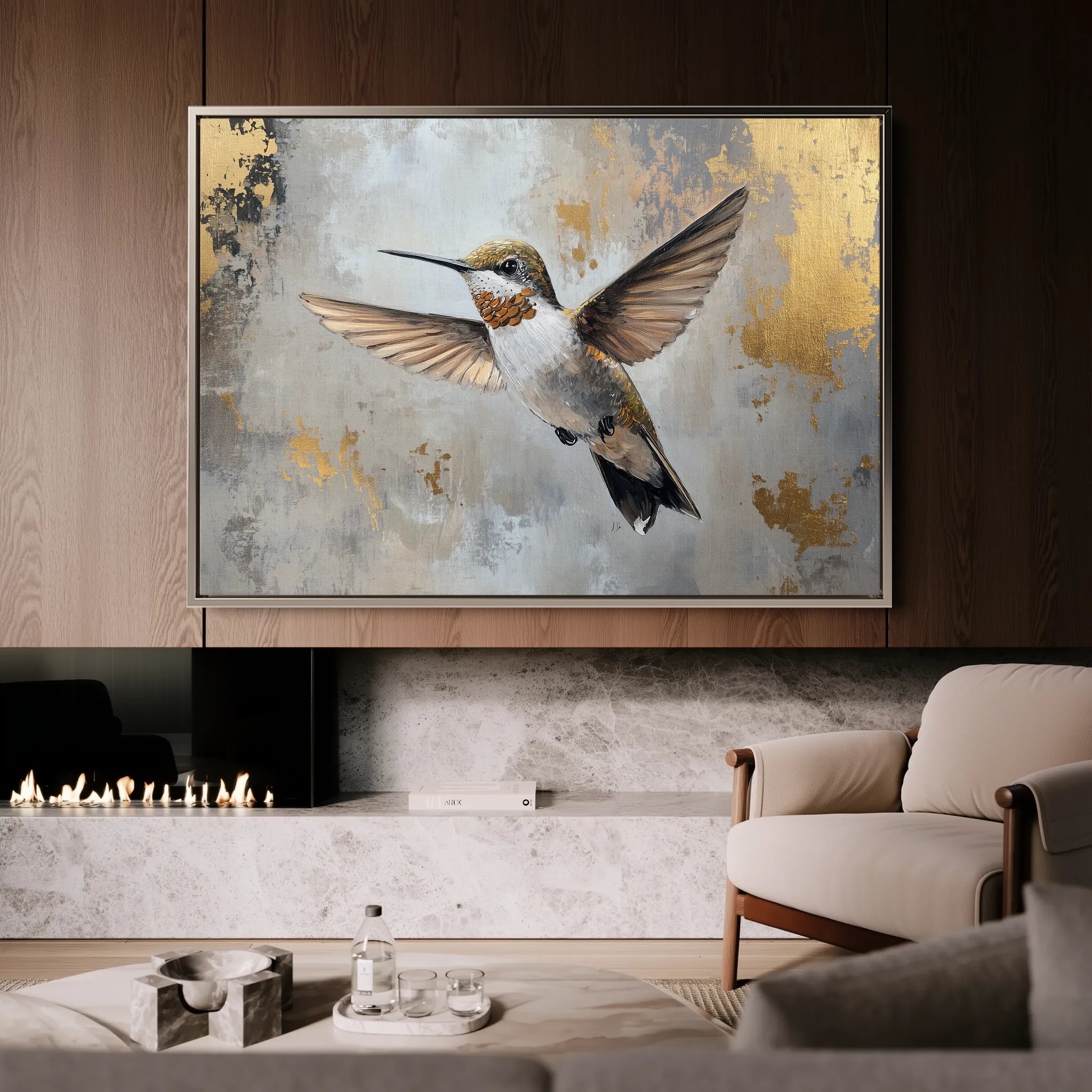 Animals Canvas Wall Art WAD227-AN 90 x 60 cm / Stretched on hidden frame