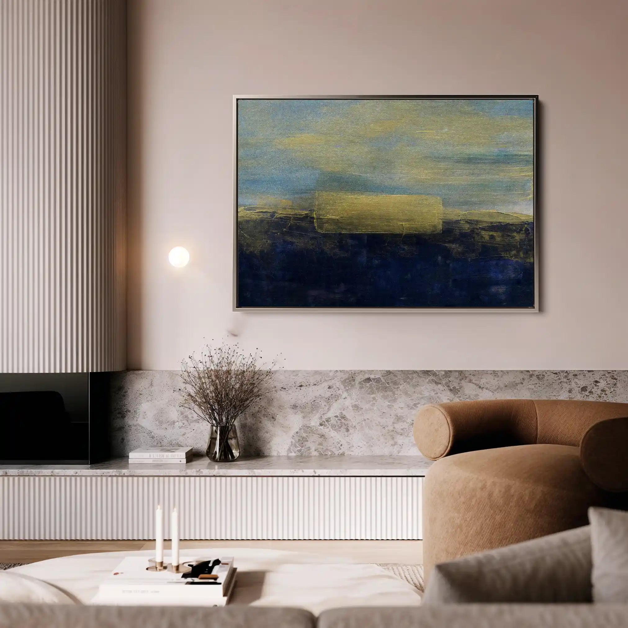 Abstract Canvas Wall Art WAD228-A 90 x 60 cm / Stretched on hidden frame