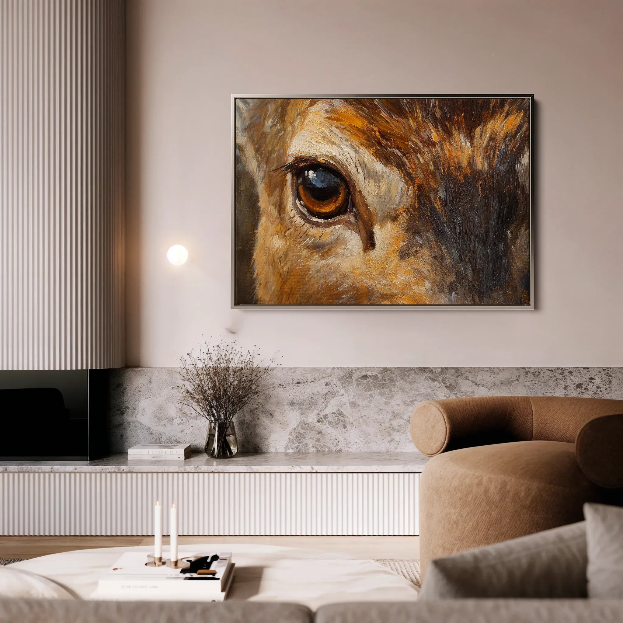 Animals Canvas Wall Art WAD229-AN 90 x 60 cm / Stretched on hidden frame