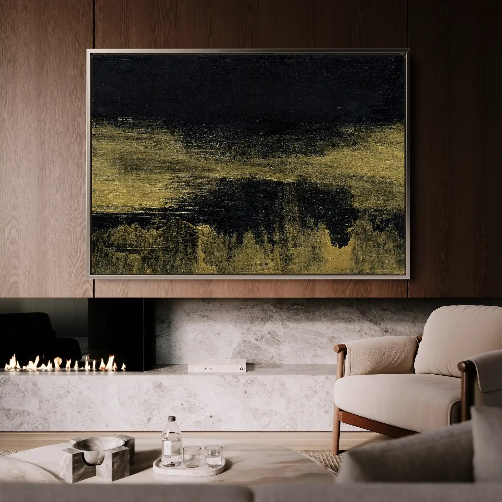 Abstract 229 Canvas Art 60 x 40 cm / Stretched on hidden frame