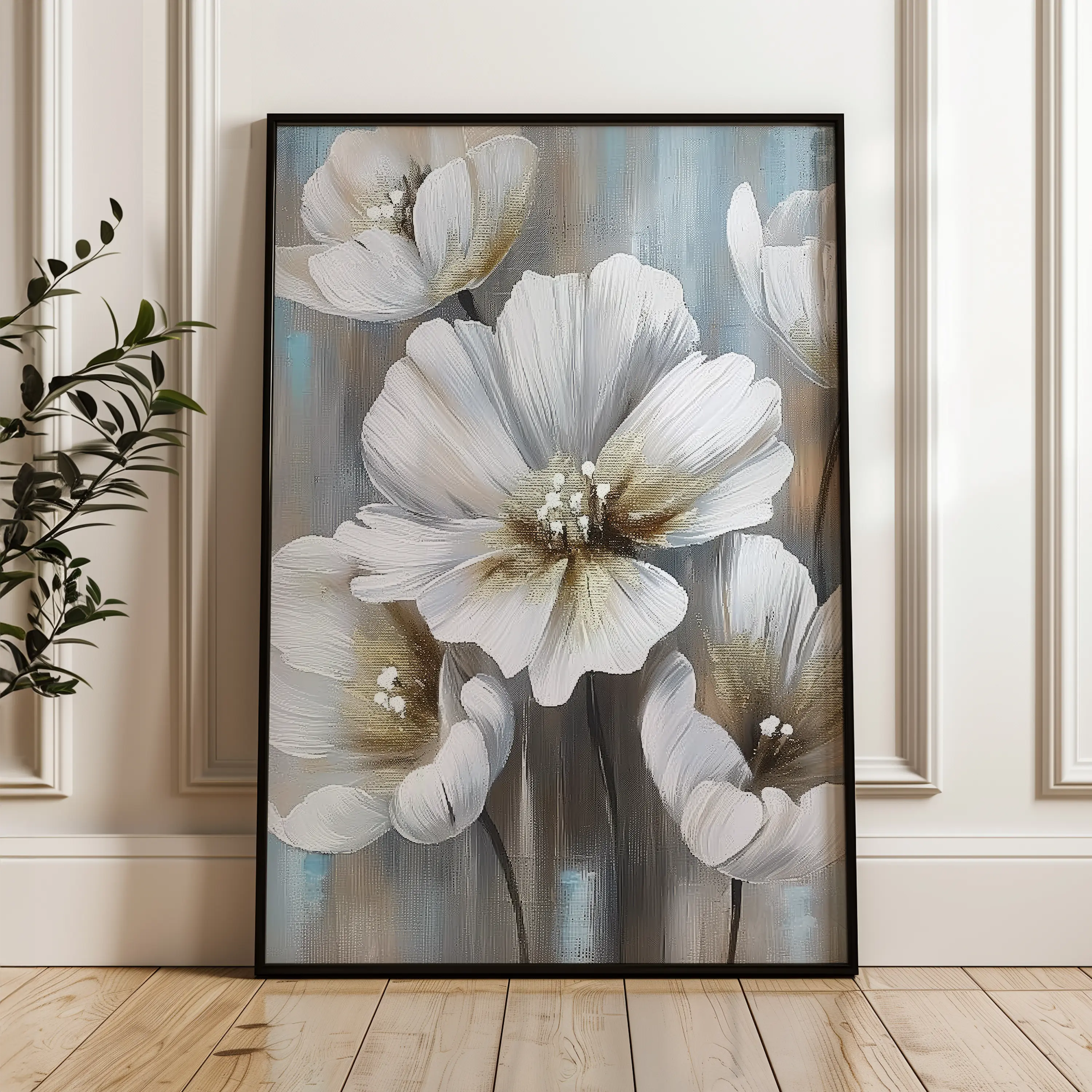 Floral Canvas Wall Art WAD229-F 90 x 60 cm / Stretched on hidden frame