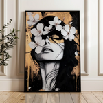 Portrait 229 Canvas Art 90 x 60 cm / Stretched on hidden frame