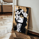 Portrait 229 Canvas Art 90 x 60 cm / Stretched on hidden frame