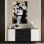 Portrait 229 Canvas Art 90 x 60 cm / Stretched on hidden frame