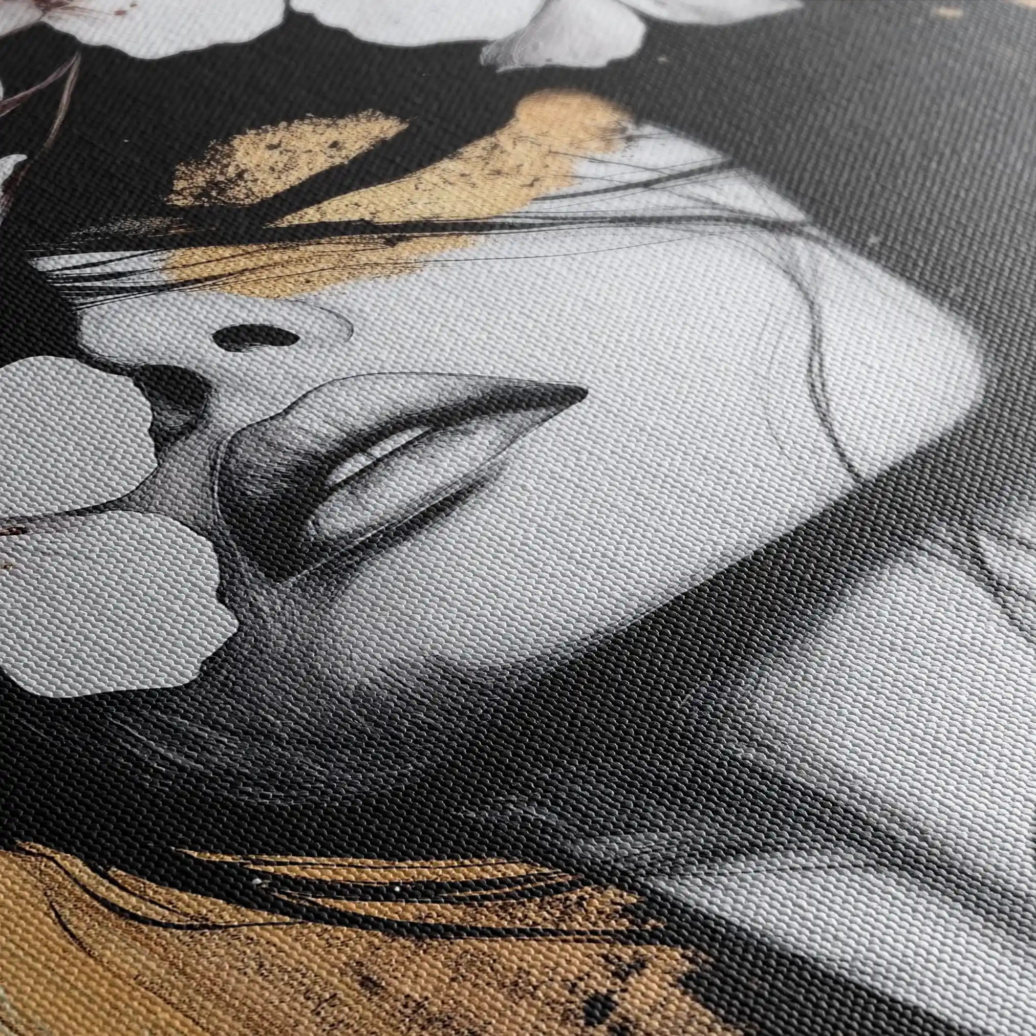 Portrait 229 Canvas Art 90 x 60 cm / Stretched on hidden frame