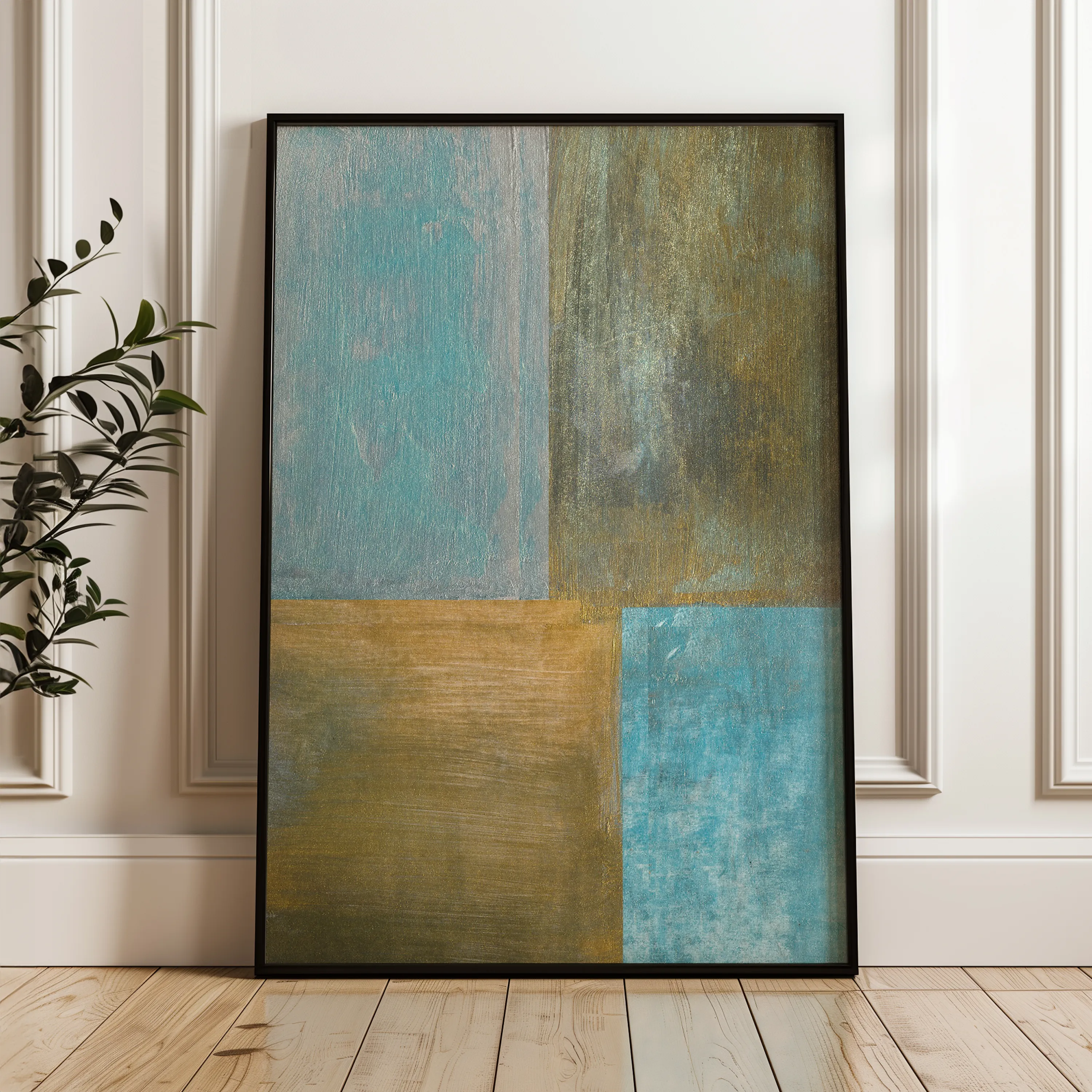 Abstract Canvas Wall Art WAD230-A 90 x 60 cm / Stretched on hidden frame