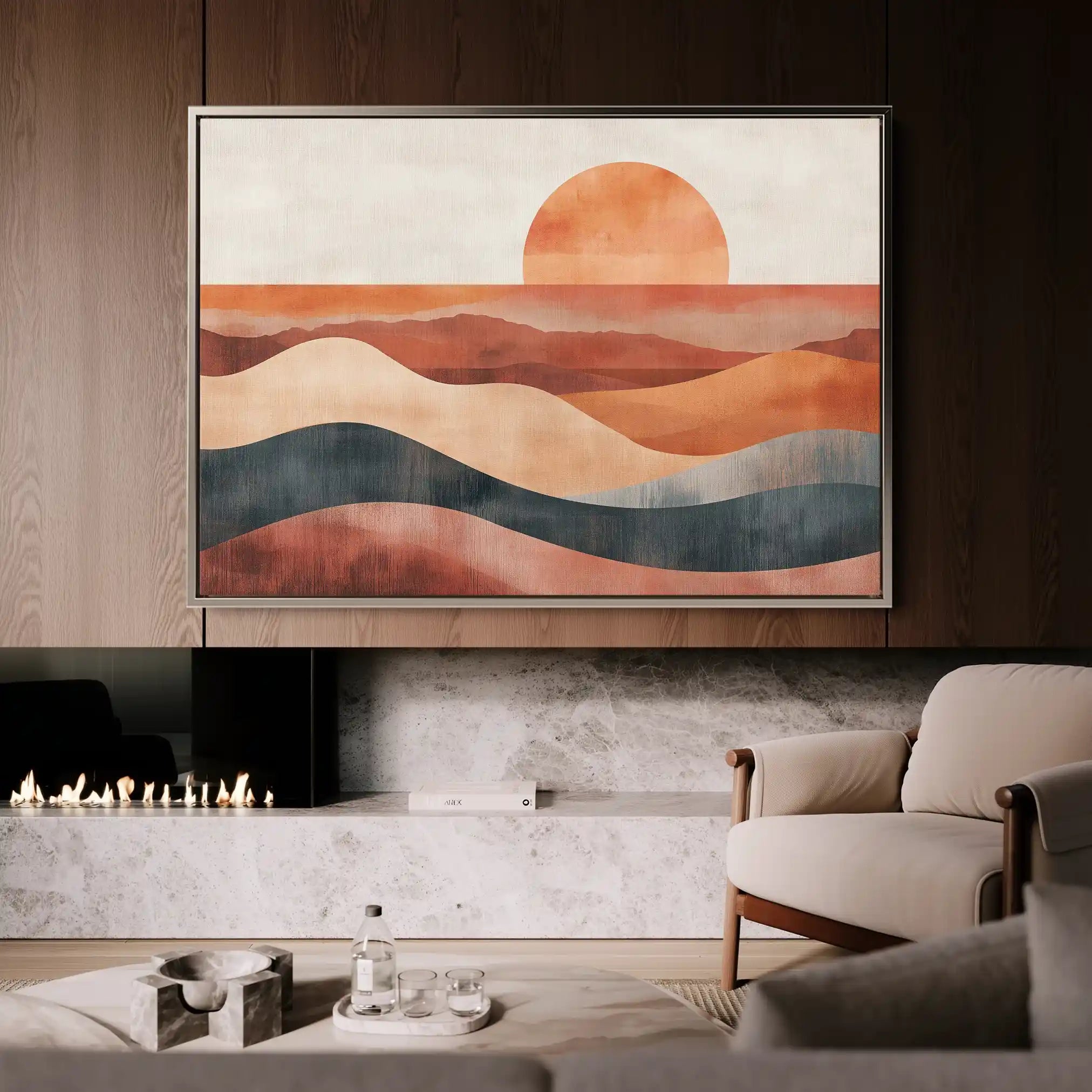 Boho 230 Canvas Art 90 x 60 cm / Stretched on hidden frame
