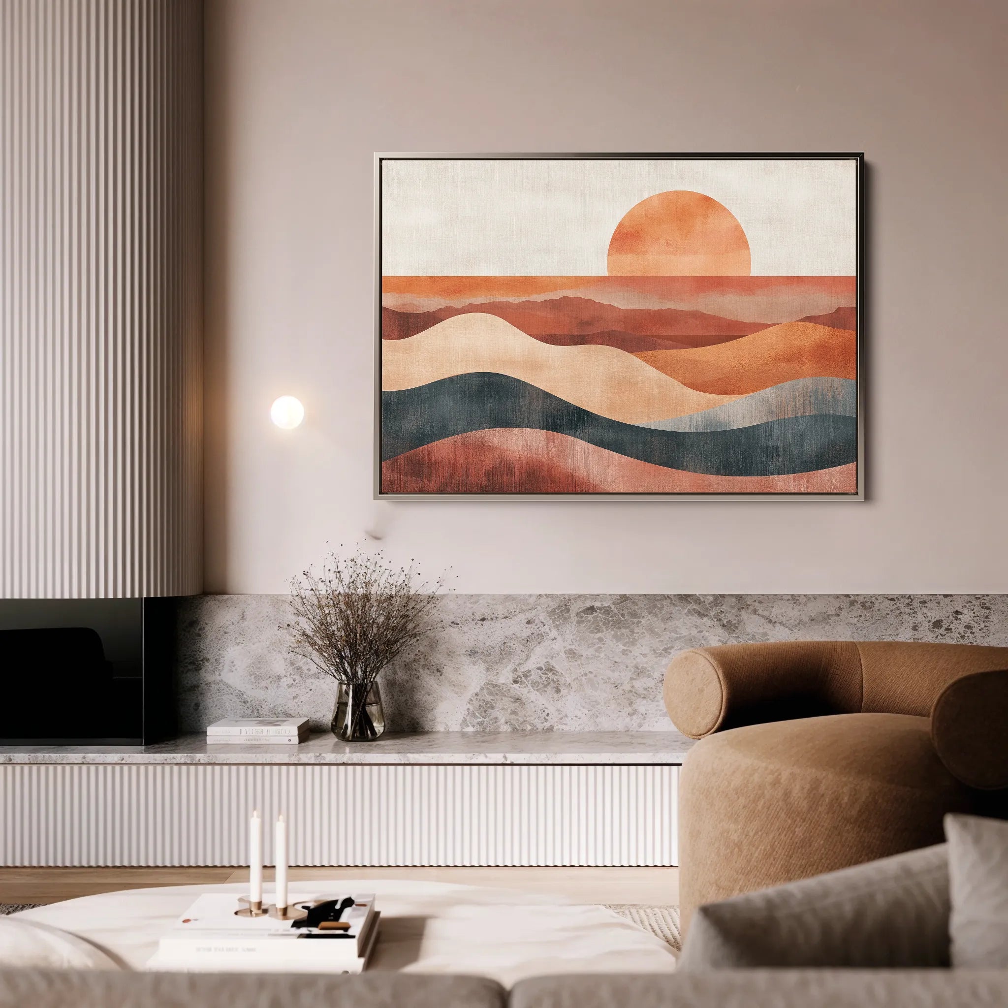 Boho Canvas Wall Art WAD230-BH 90 x 60 cm / Stretched on hidden frame