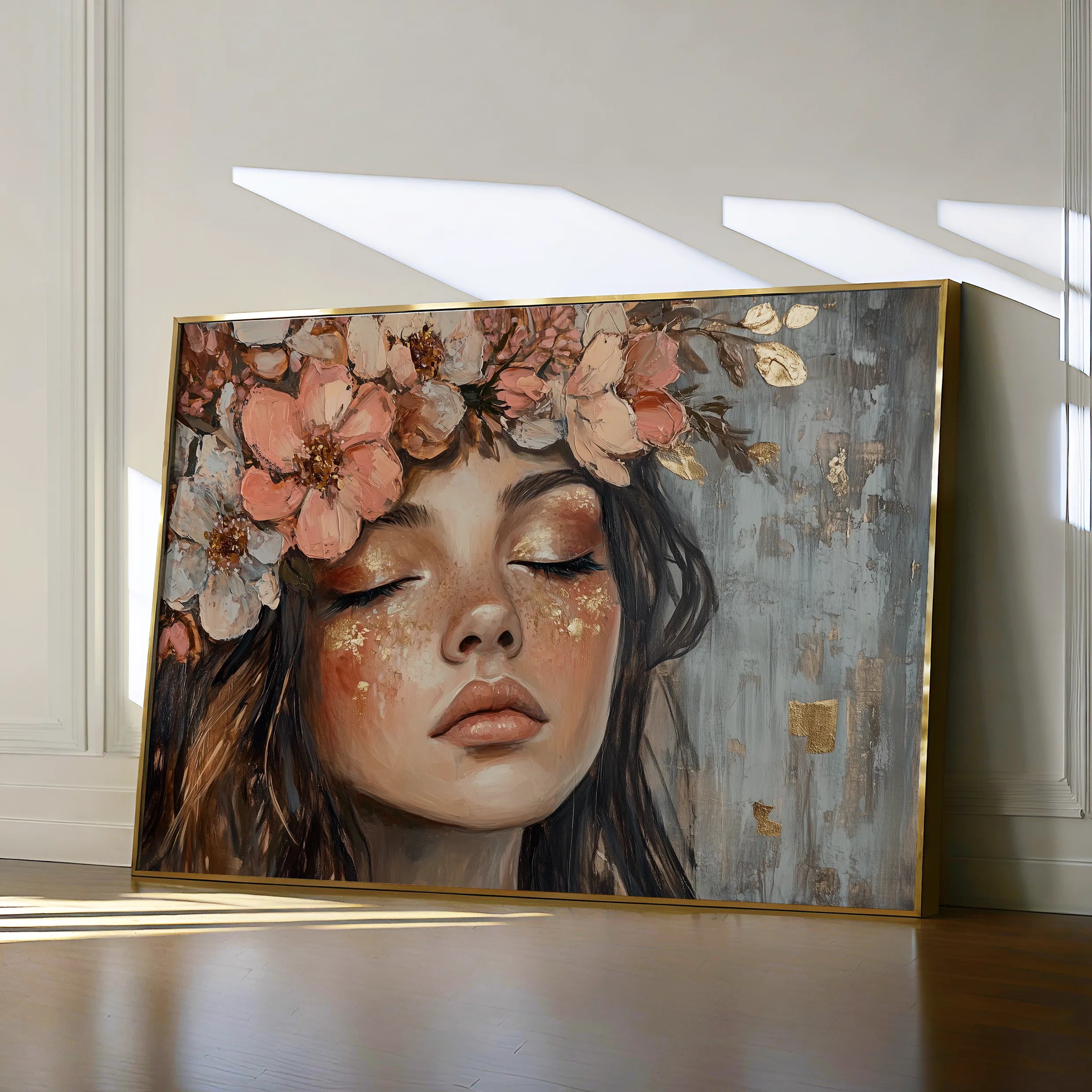 Portrait Canvas Wall Art WAD230-P 90 x 60 cm / Stretched on hidden frame