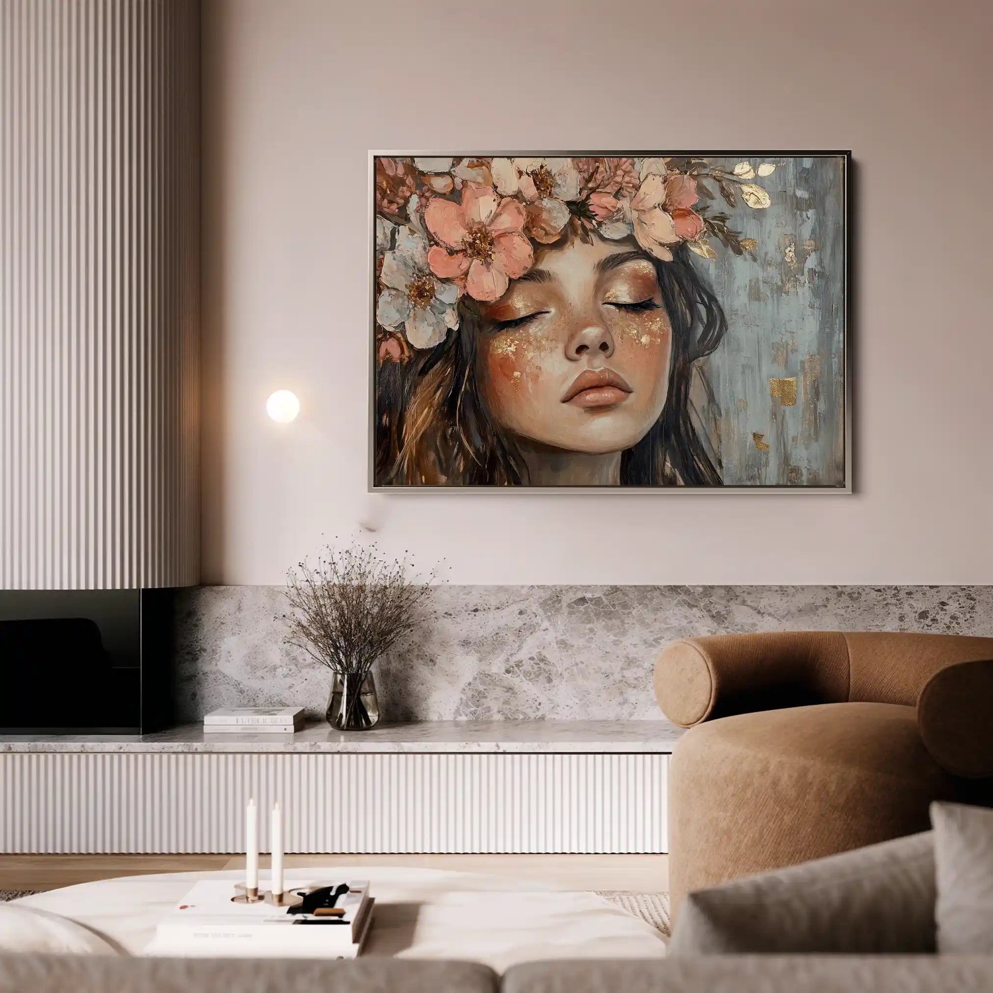 Portrait 230 Canvas Art 90 x 60 cm / Stretched on hidden frame