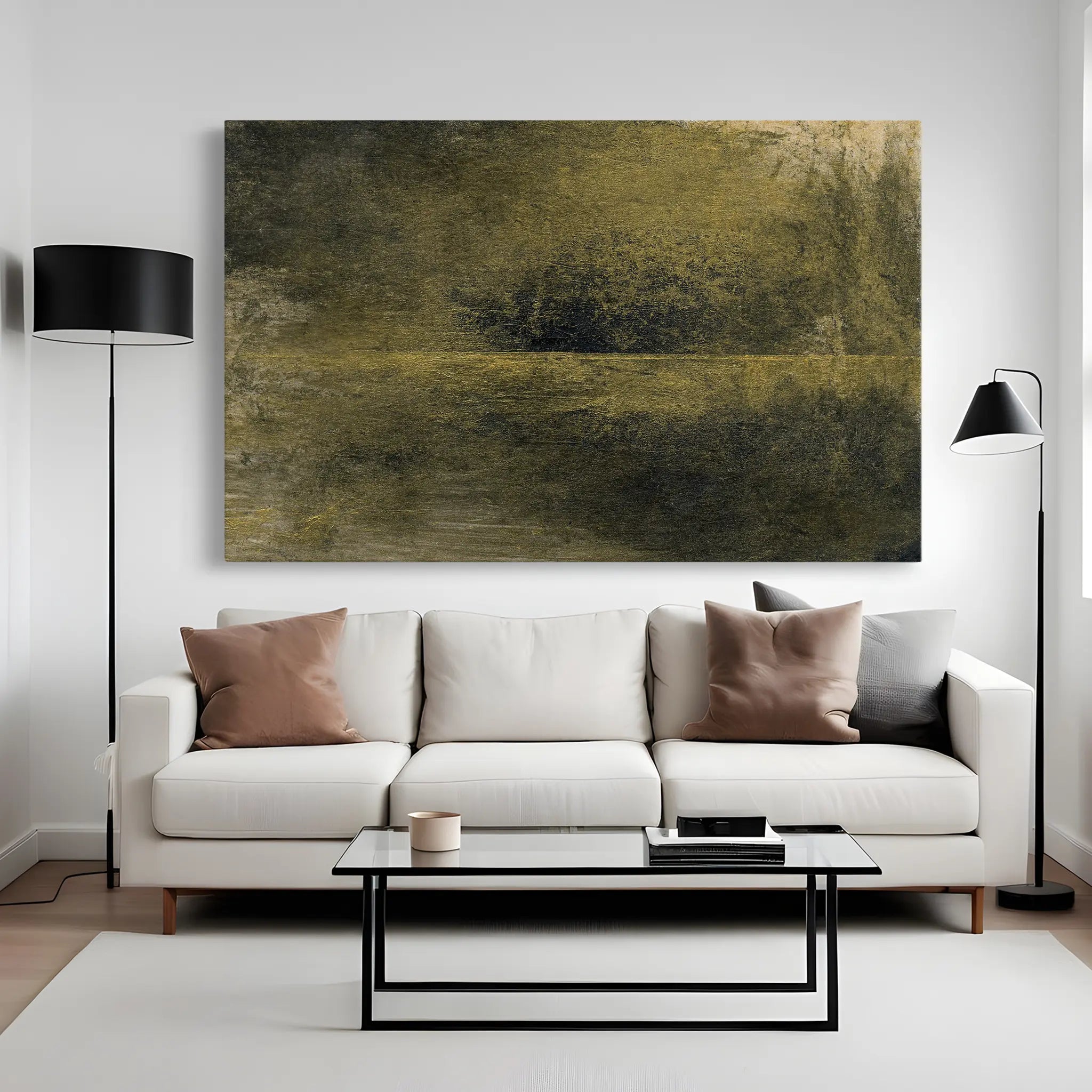 Abstract Canvas Wall Art WAD231-A 90 x 60 cm / Stretched on hidden frame