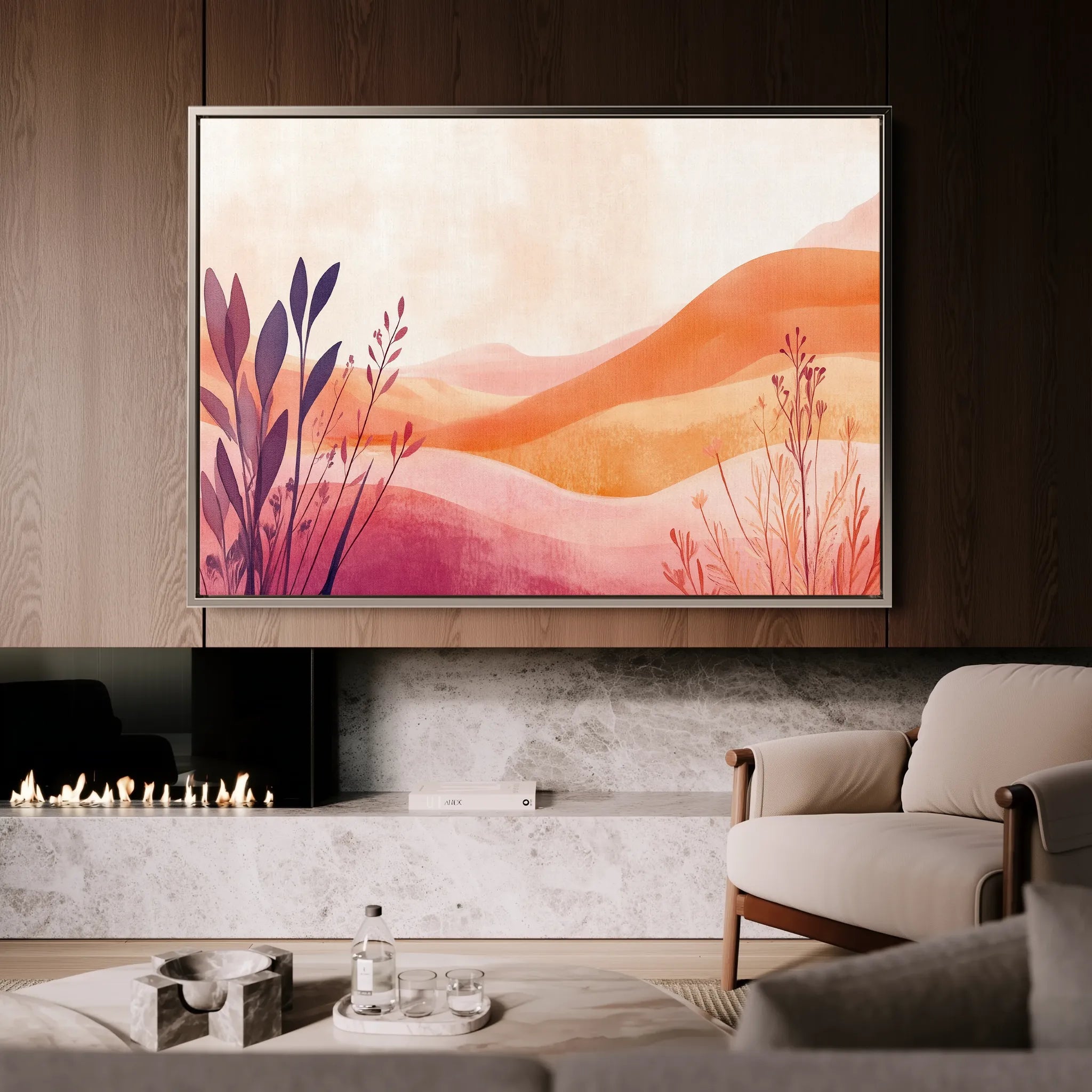 Boho Canvas Wall Art WAD231-BH 90 x 60 cm / Stretched on hidden frame