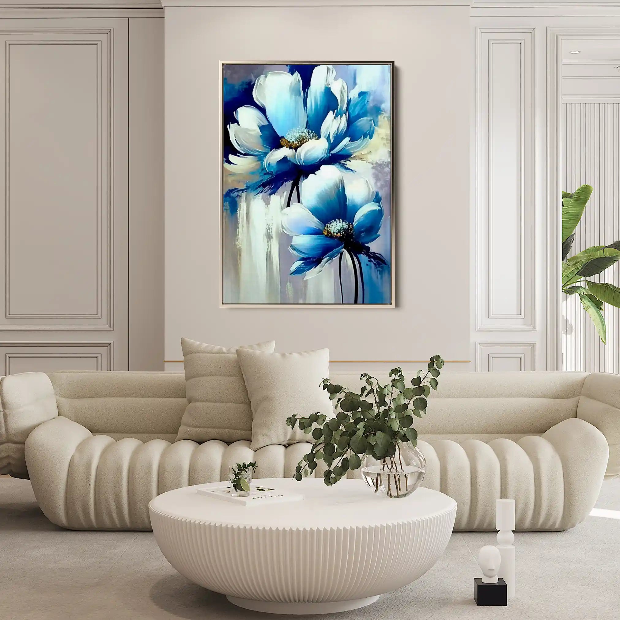Floral Canvas Wall Art WAD231-F 90 x 60 cm / Stretched on hidden frame
