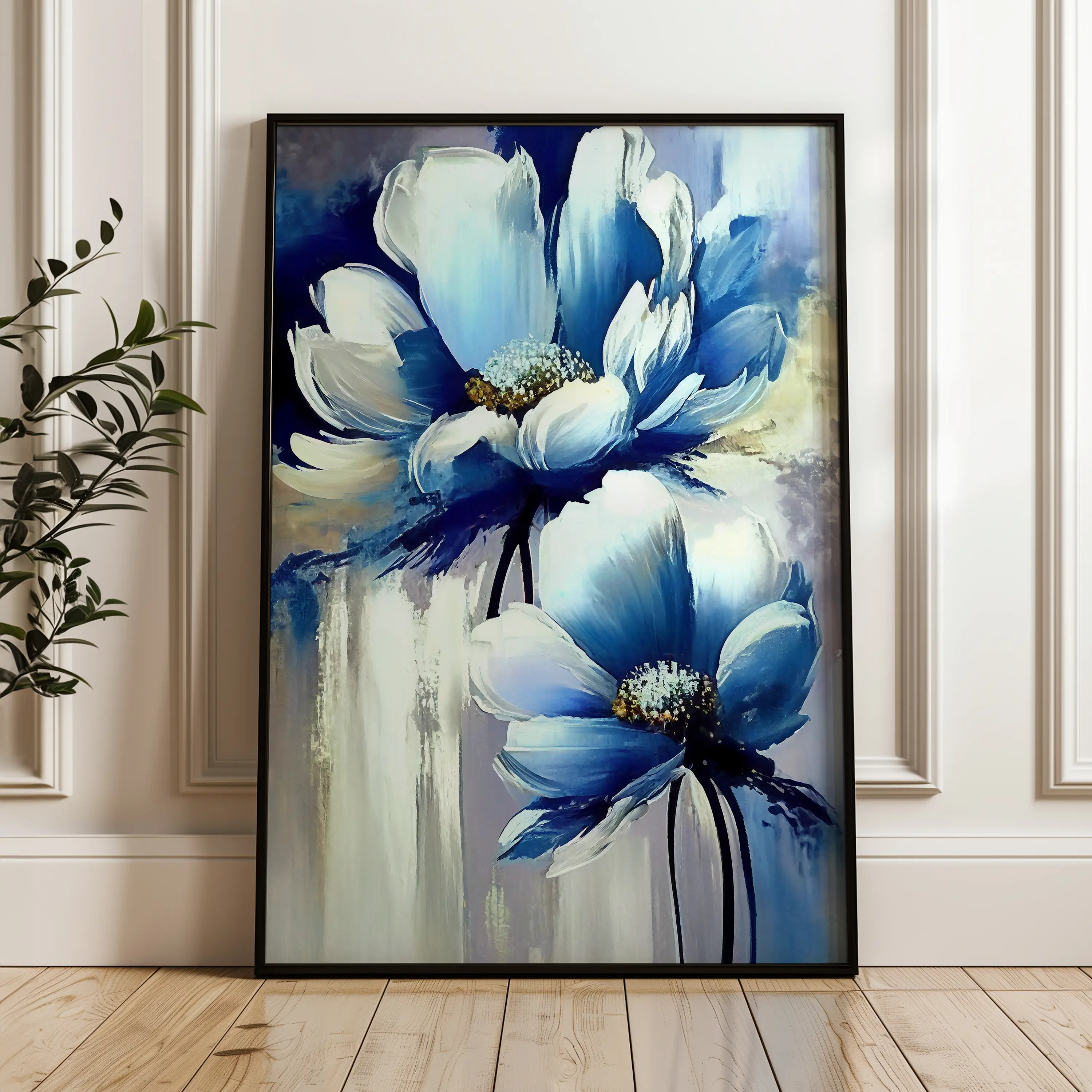 Floral Canvas Wall Art WAD231-F 90 x 60 cm / Stretched on hidden frame