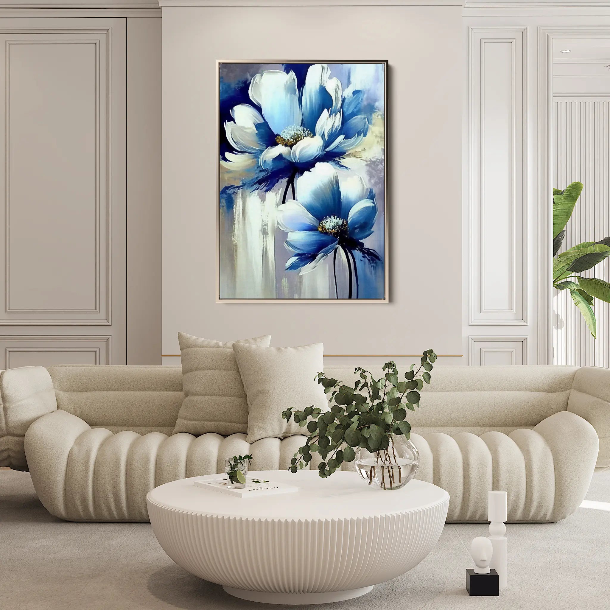 Floral Canvas Wall Art WAD231-F 90 x 60 cm / Stretched on hidden frame