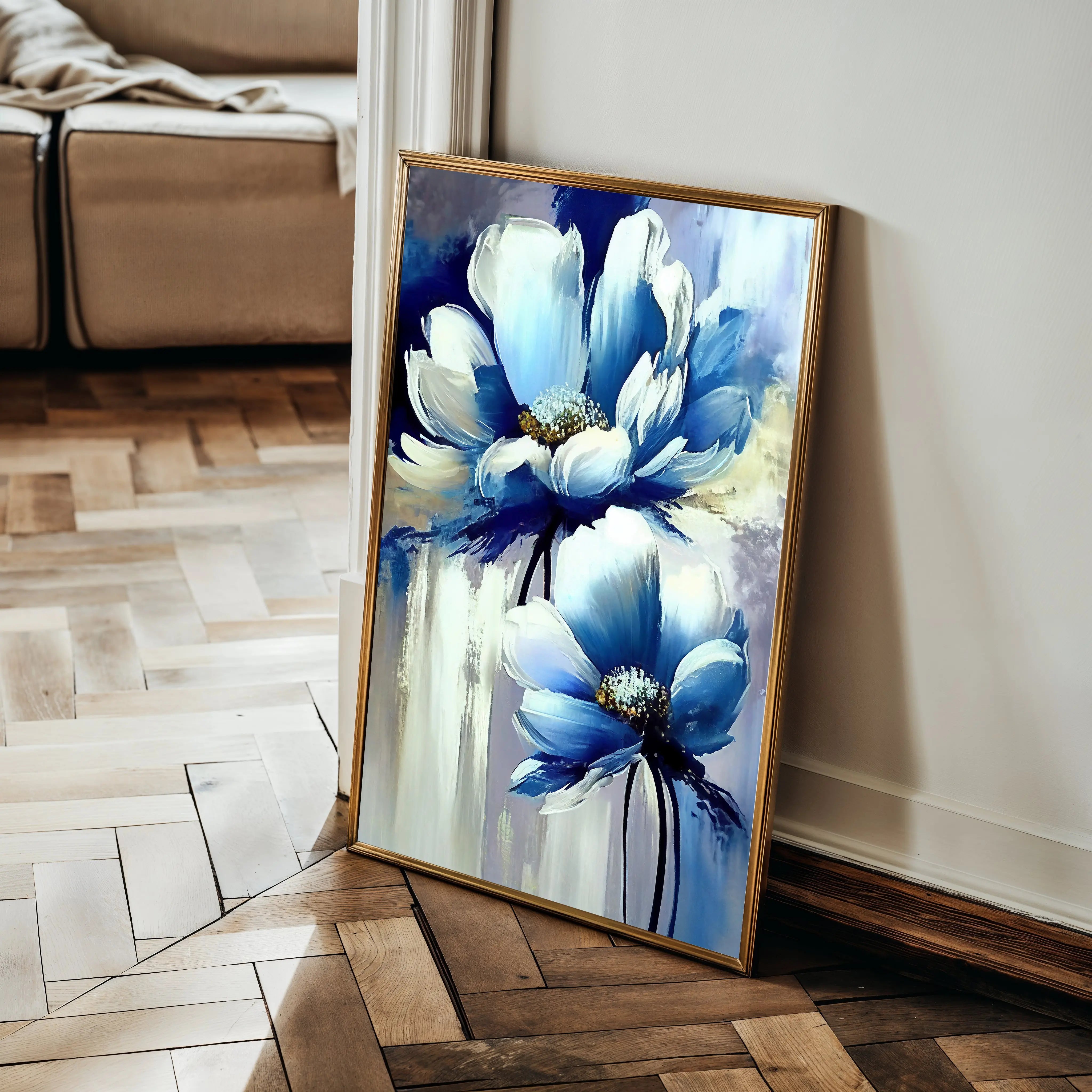 Floral Canvas Wall Art WAD231-F 90 x 60 cm / Stretched on hidden frame