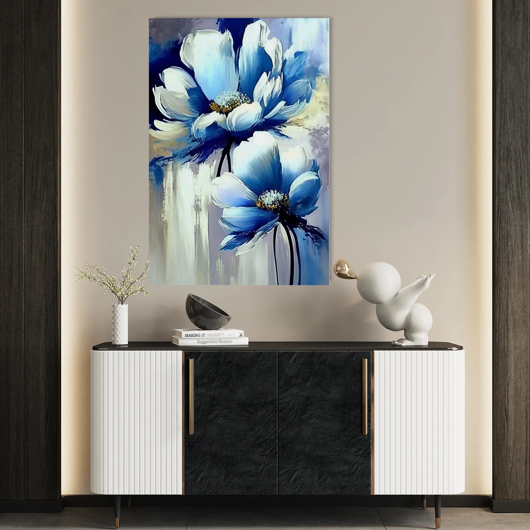 Floral Canvas Wall Art WAD231-F 90 x 60 cm / Stretched on hidden frame