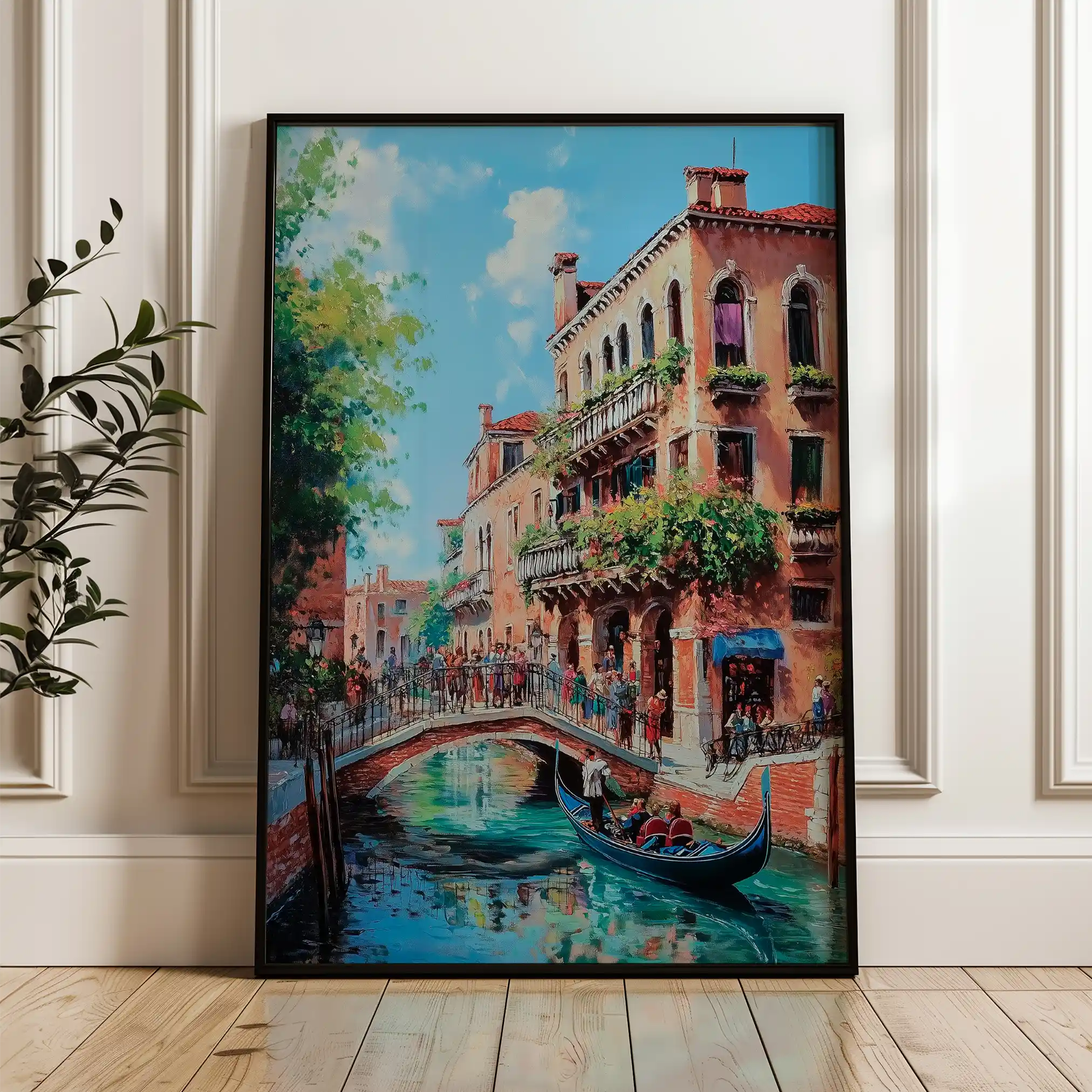Landscape 231 Canvas Art 90 x 60 cm / Stretched on hidden frame