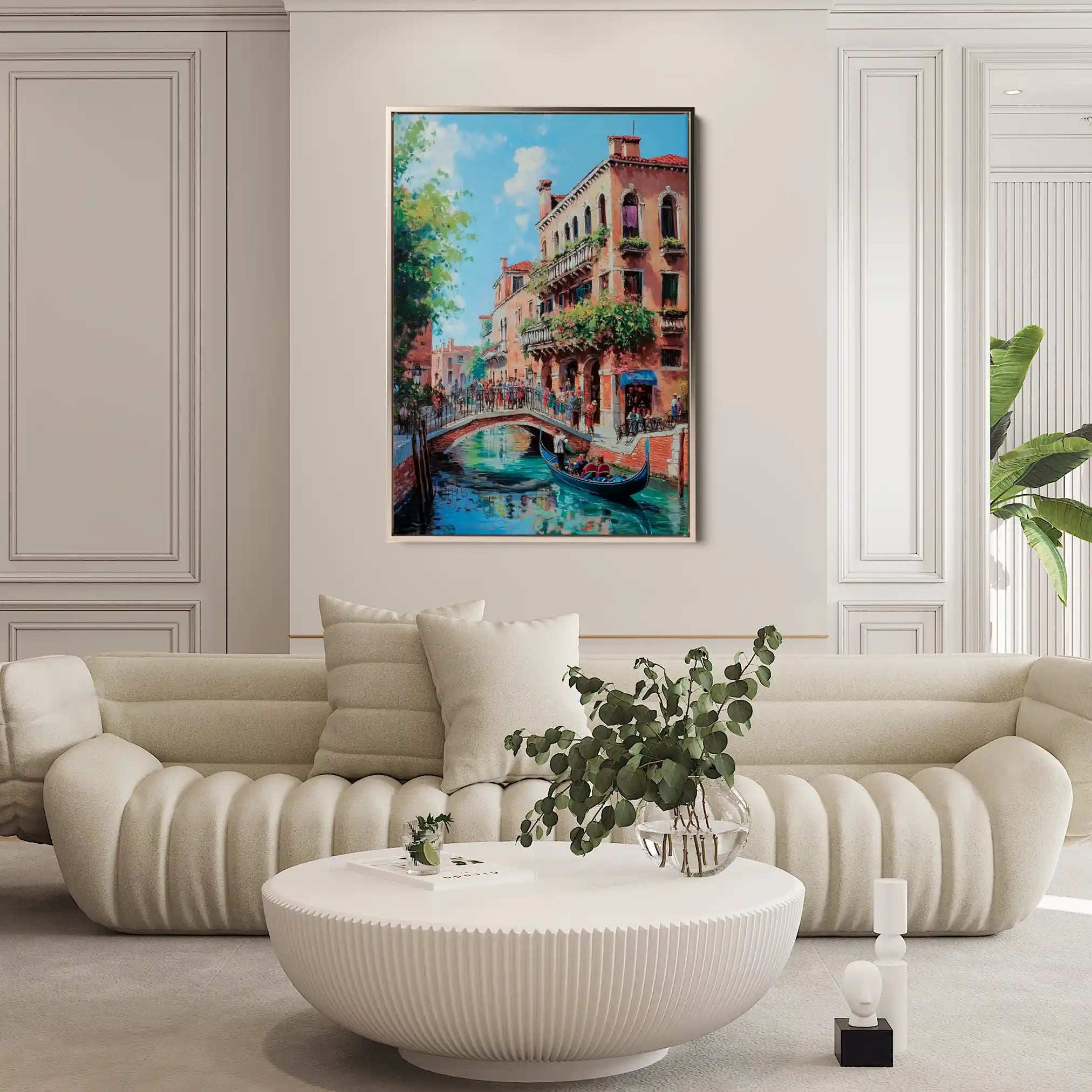 Landscape 231 Canvas Art 90 x 60 cm / Stretched on hidden frame