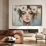Portrait 231 Canvas Art 90 x 60 cm / Stretched on hidden frame