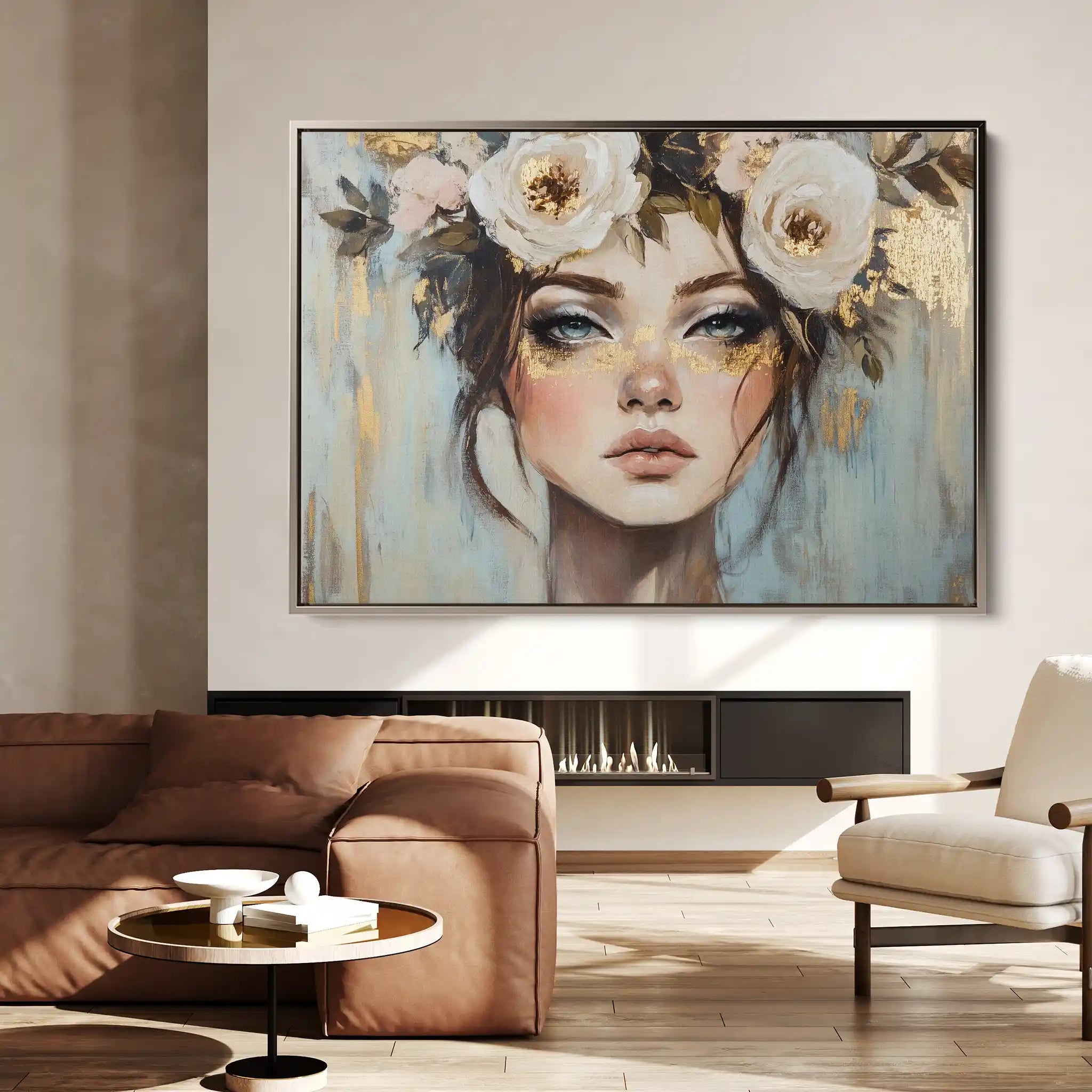Portrait 231 Canvas Art 90 x 60 cm / Stretched on hidden frame