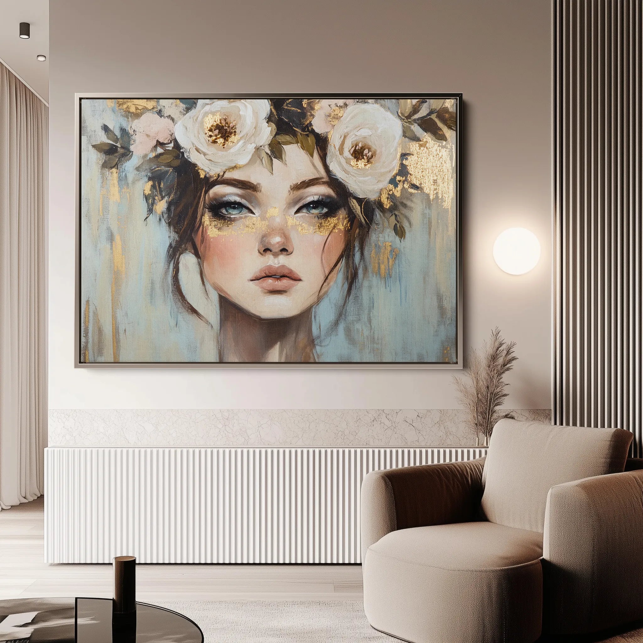 Portrait Canvas Wall Art WAD231-P 90 x 60 cm / Stretched on hidden frame