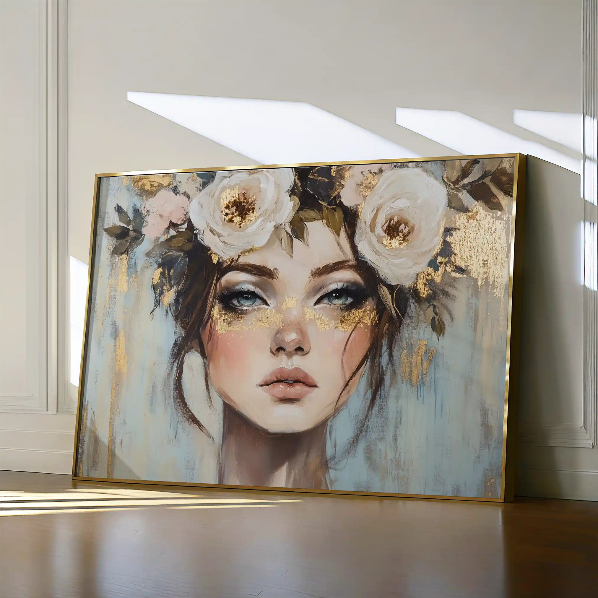 Portrait 231 Canvas Art 90 x 60 cm / Stretched on hidden frame