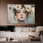 Portrait 231 Canvas Art 90 x 60 cm / Stretched on hidden frame