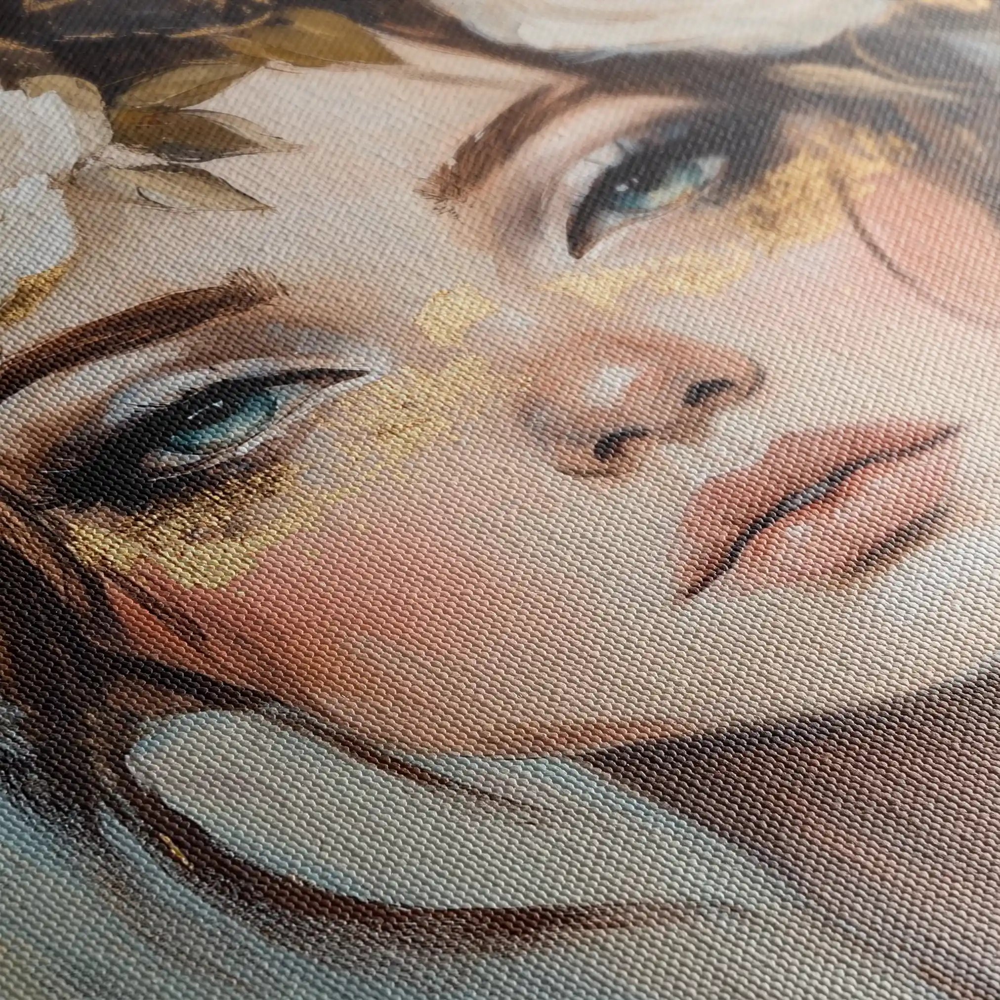 Portrait 231 Canvas Art 90 x 60 cm / Stretched on hidden frame