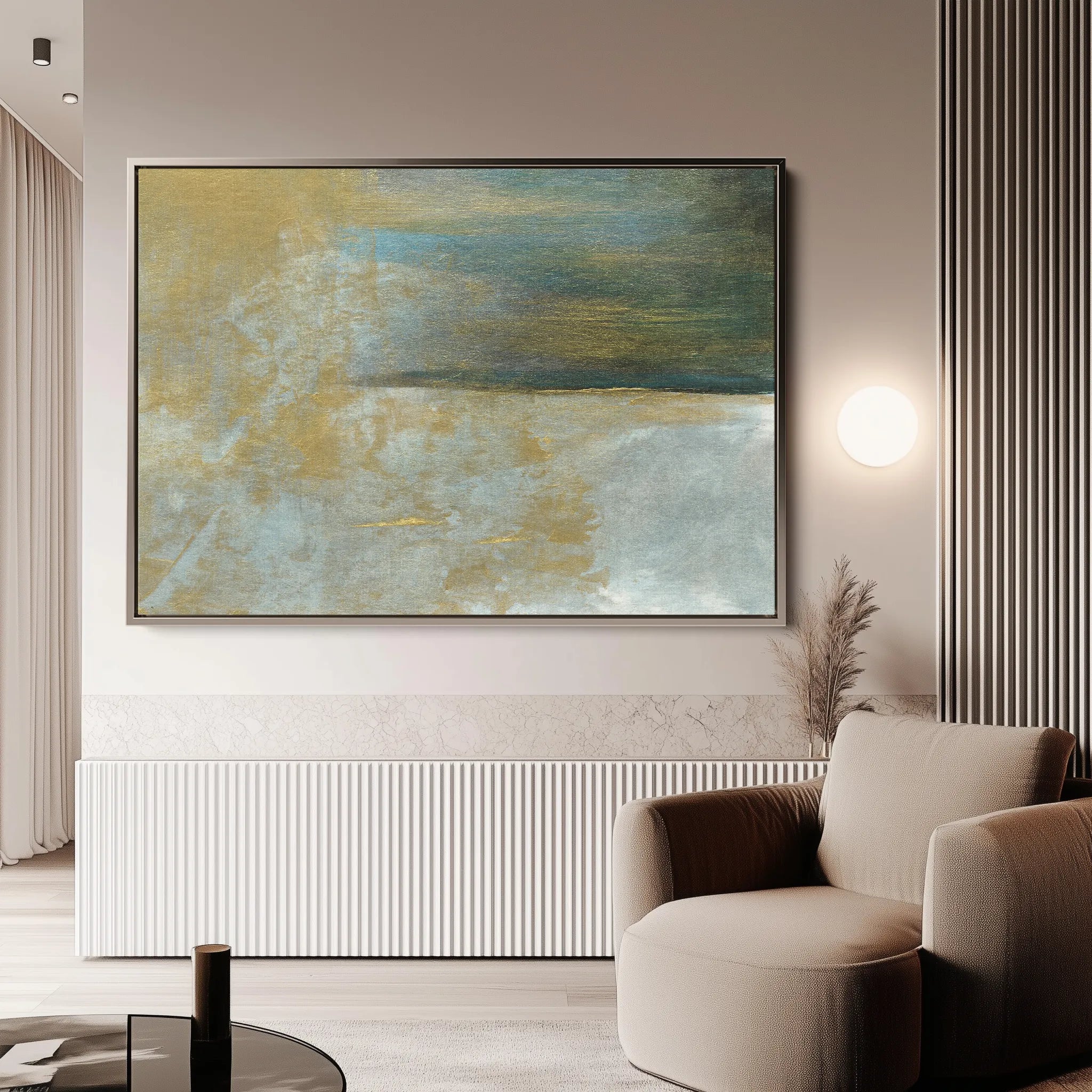 Abstract Canvas Wall Art WAD232-A 90 x 60 cm / Stretched on hidden frame