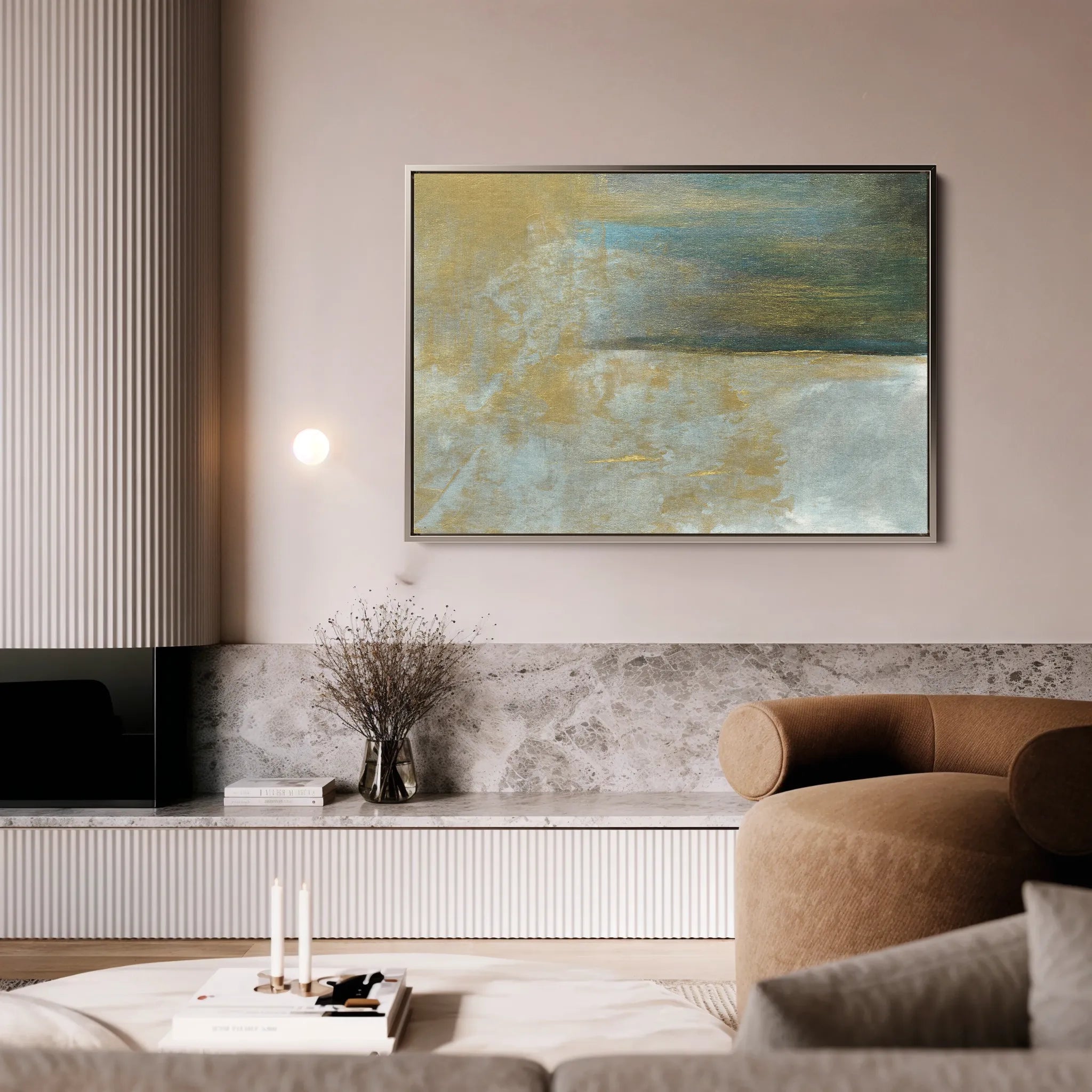 Abstract Canvas Wall Art WAD232-A 90 x 60 cm / Stretched on hidden frame