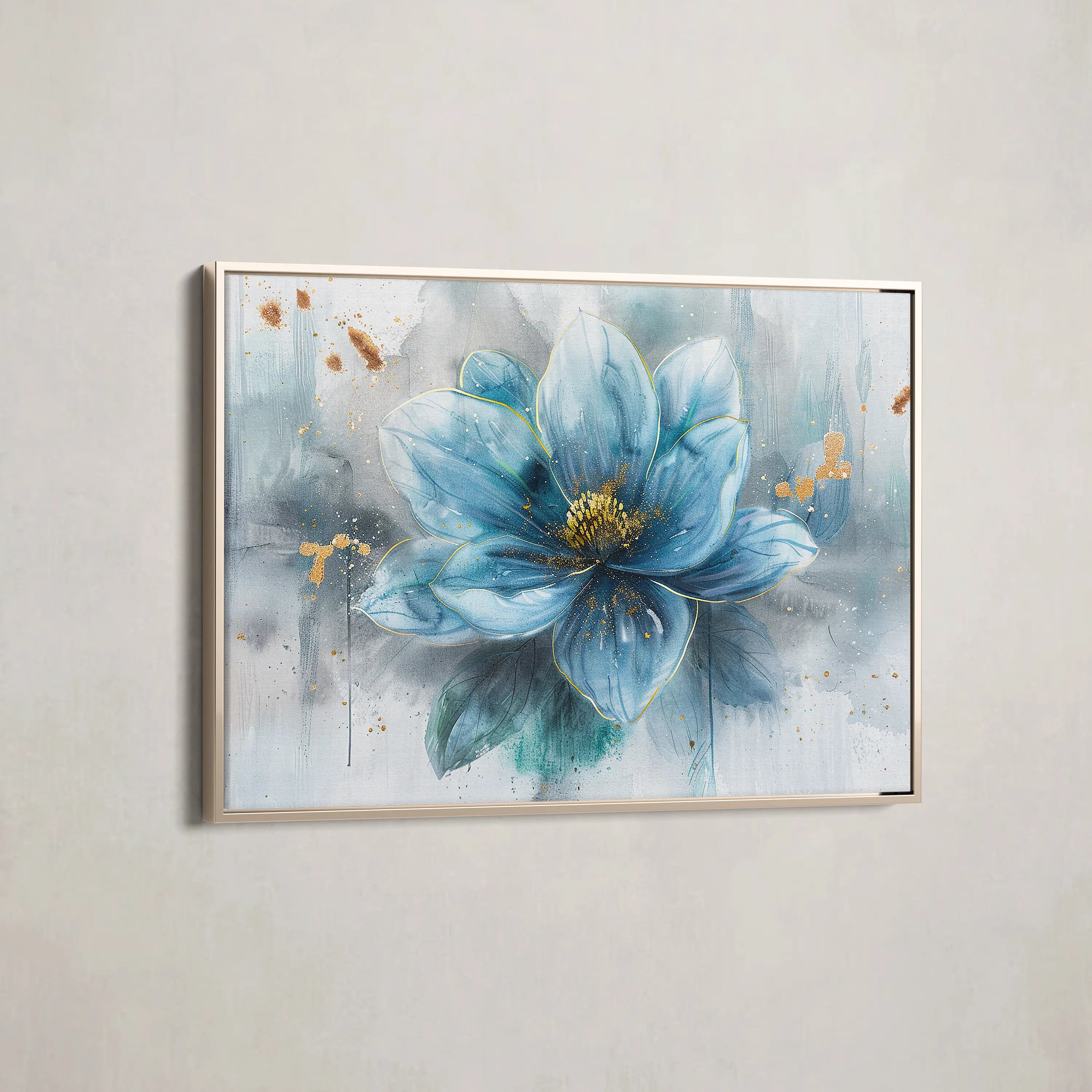 Floral Canvas Wall Art WAD232-F 90 x 60 cm / Stretched on hidden frame