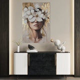 Portrait 232 Canvas Art 90 x 60 cm / Stretched on hidden frame