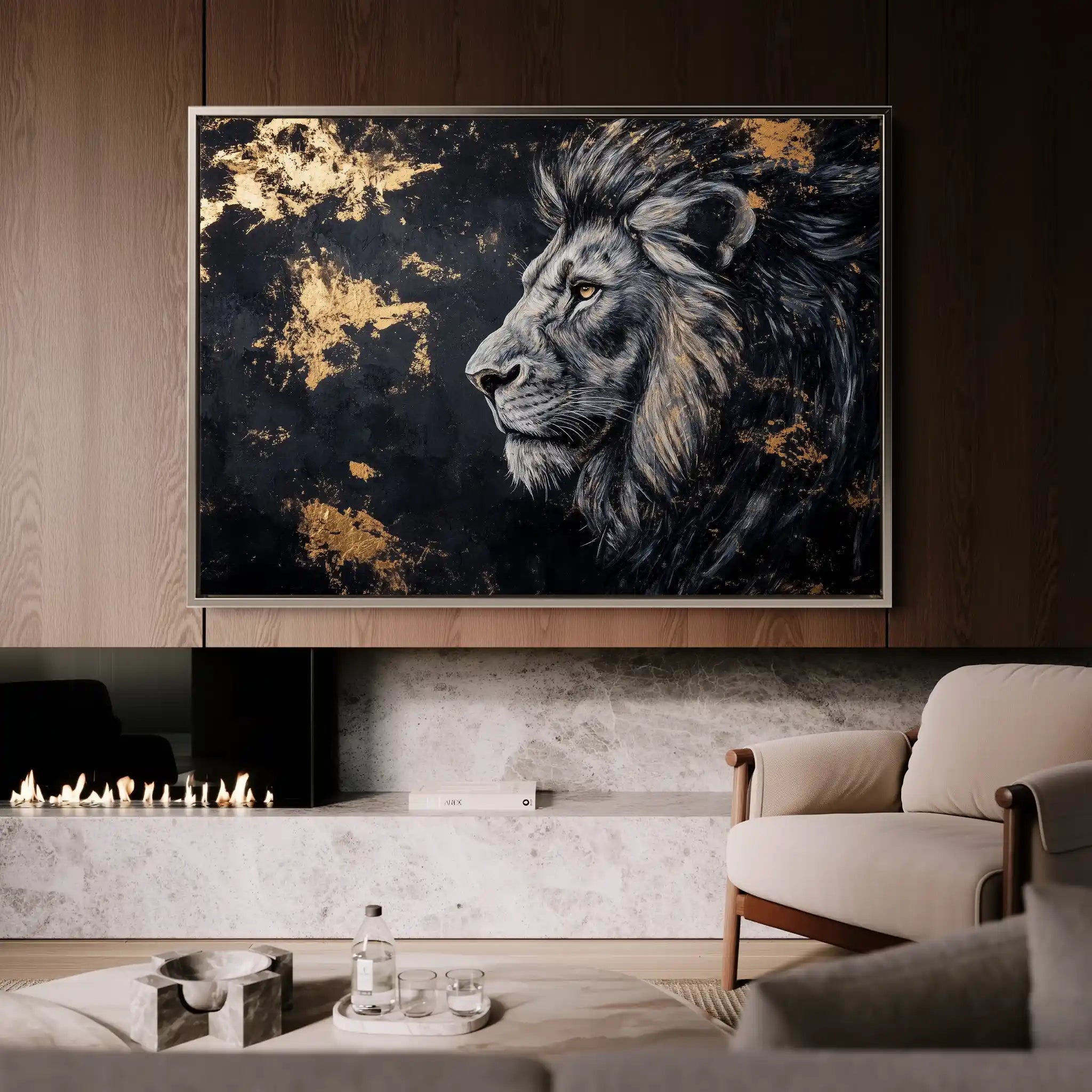 Animals 233 Canvas Art 90 x 60 cm / Stretched on hidden frame