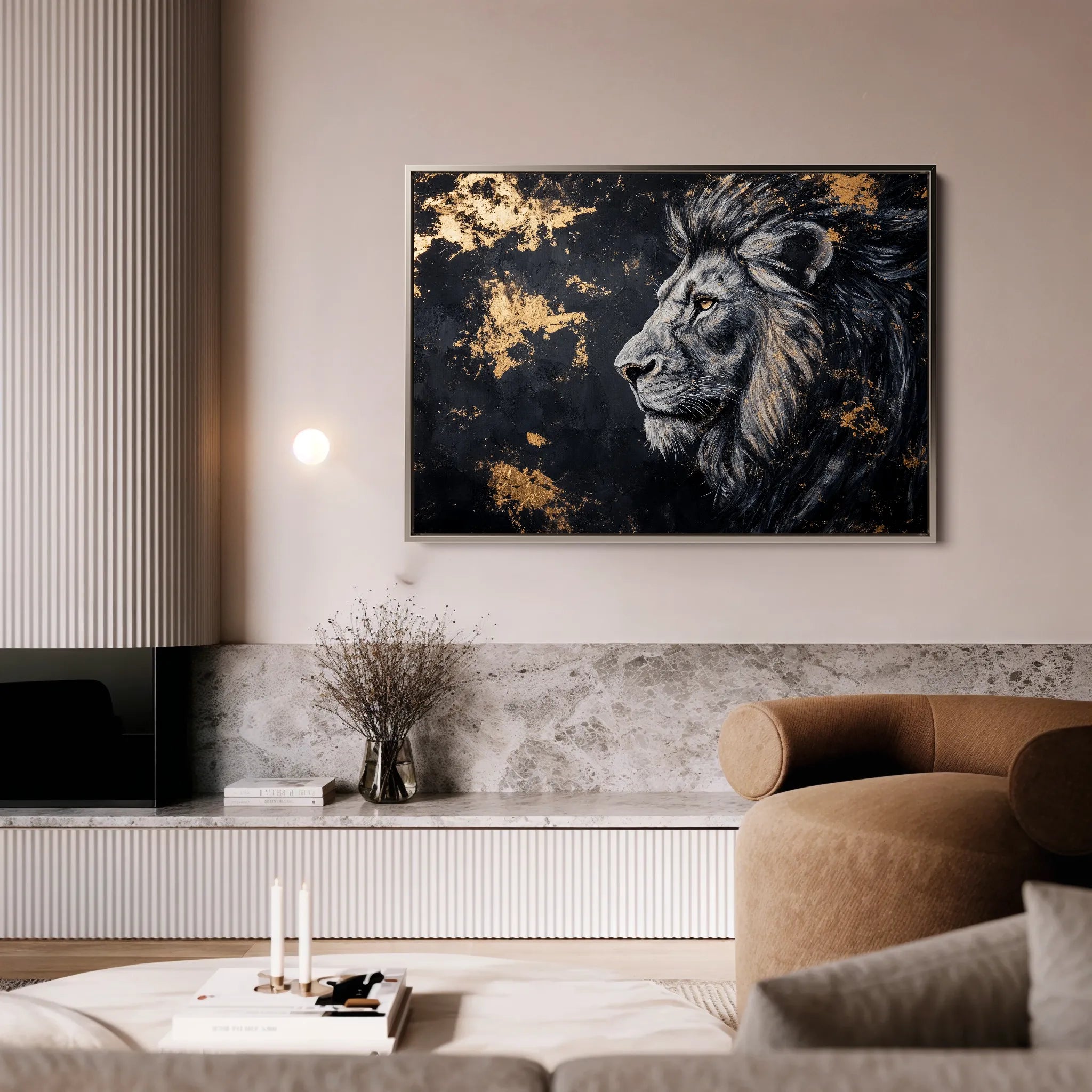 Animals Canvas Wall Art WAD233-AN 90 x 60 cm / Stretched on hidden frame
